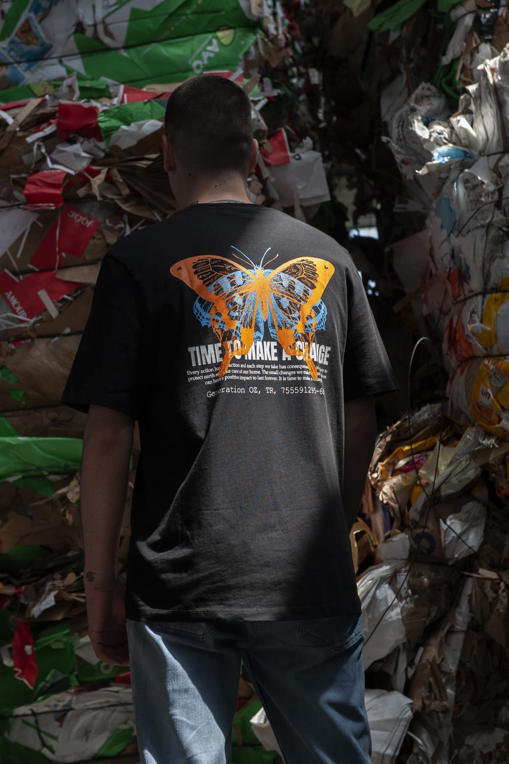 Generation Oz-Make A Change Black T-shi̇rt-T-Shirts-4-Milagron.com