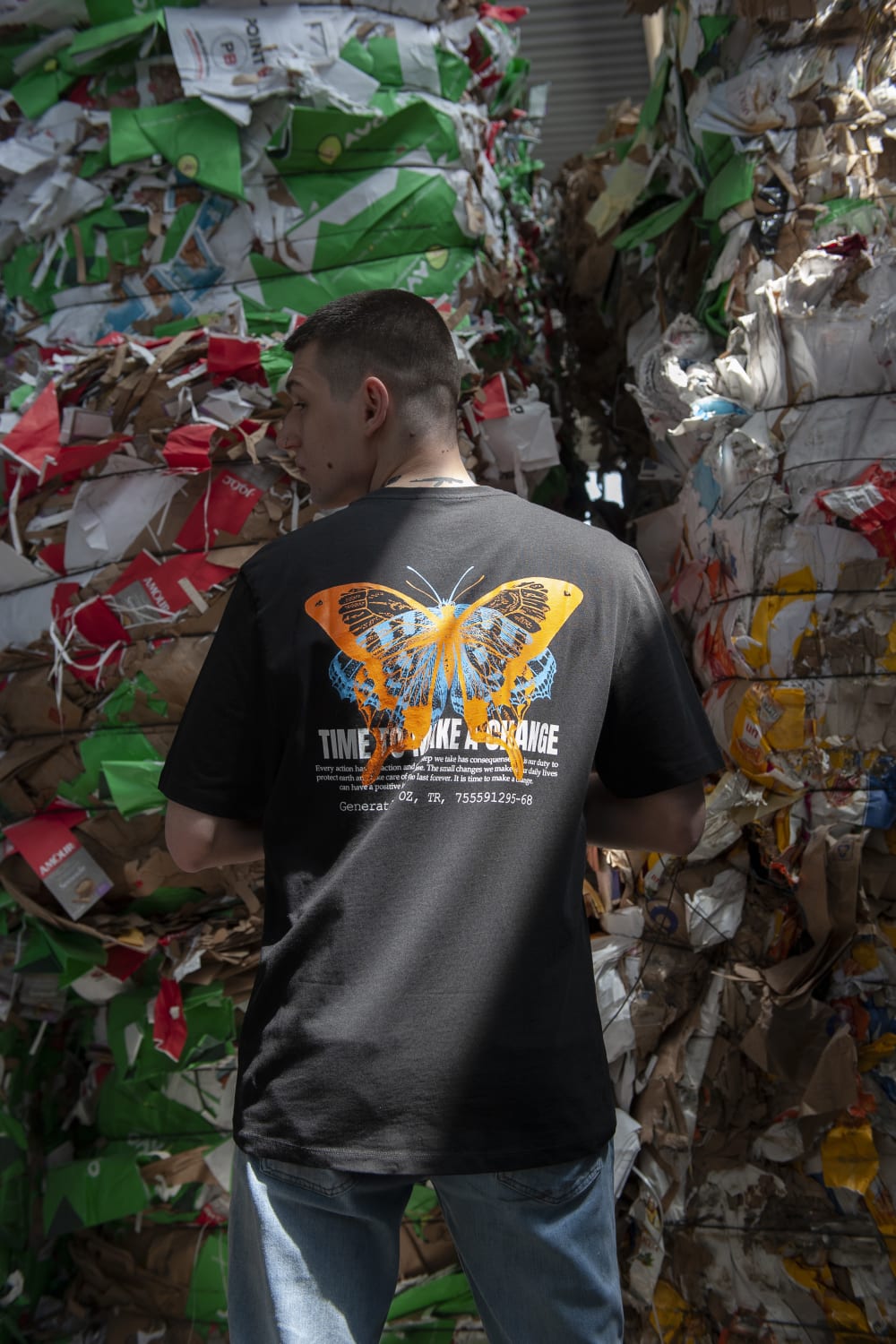 Generation Oz-Make A Change Black T-shi̇rt-T-Shirts-5-Milagron.com