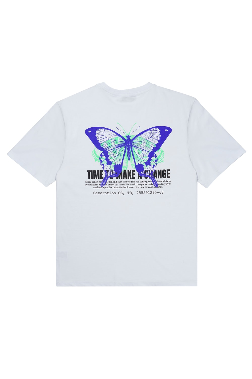 Generation Oz-Make A Change Whi̇te T-shi̇rt-T-Shirts-1-Milagron.com