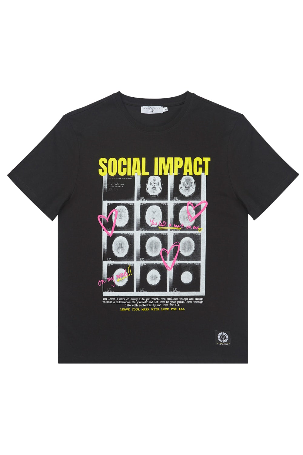 Generation Oz-Social Impact Black T-shirt-T-Shirts-1-Milagron.com