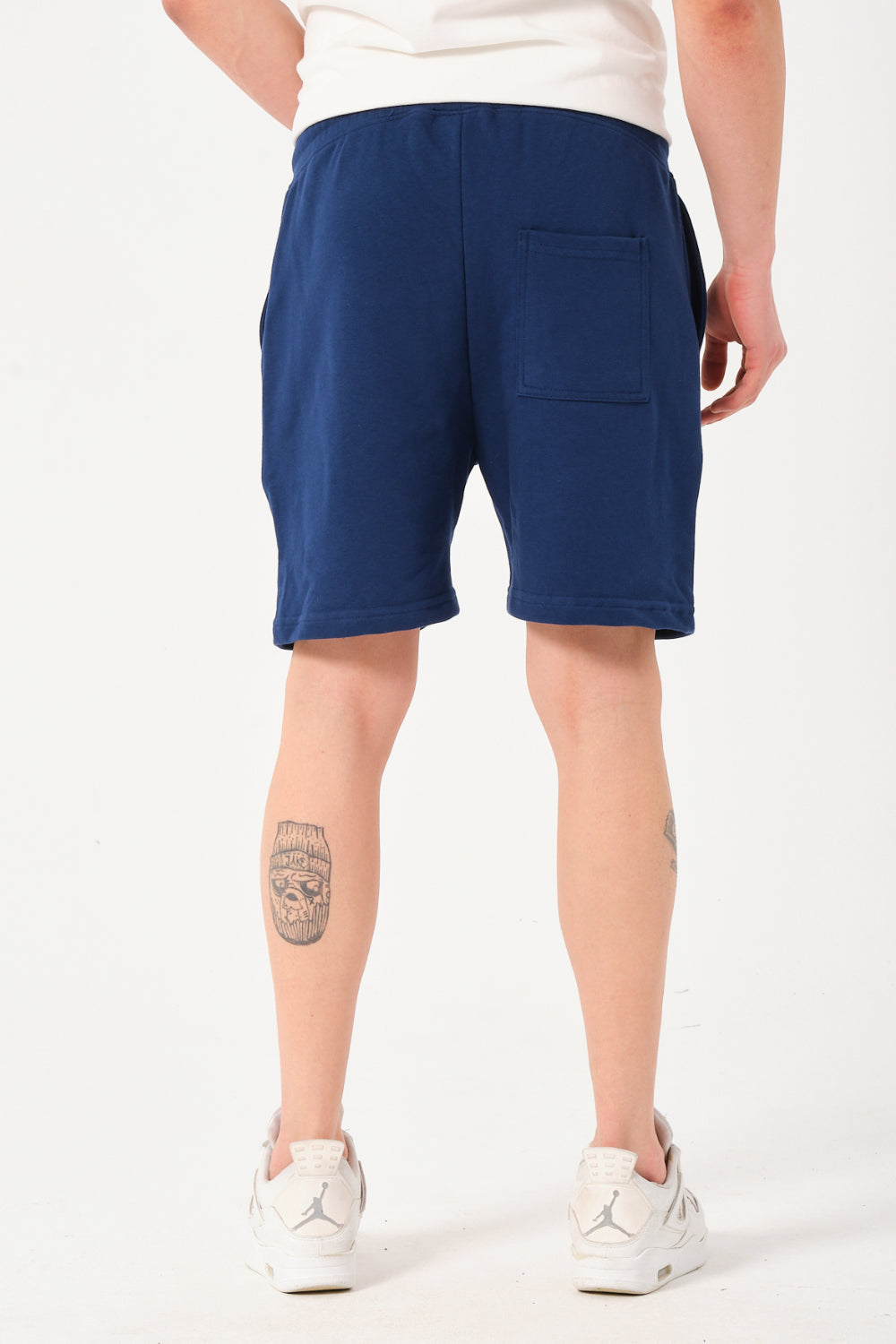 Gennaro-Basic Sweat Short Lacivert-Şort-3-Milagron.com