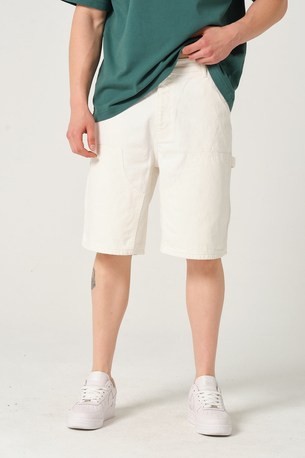 Gennaro-Carpeneter Shorts - Beyaz-Şort-1-Milagron.com