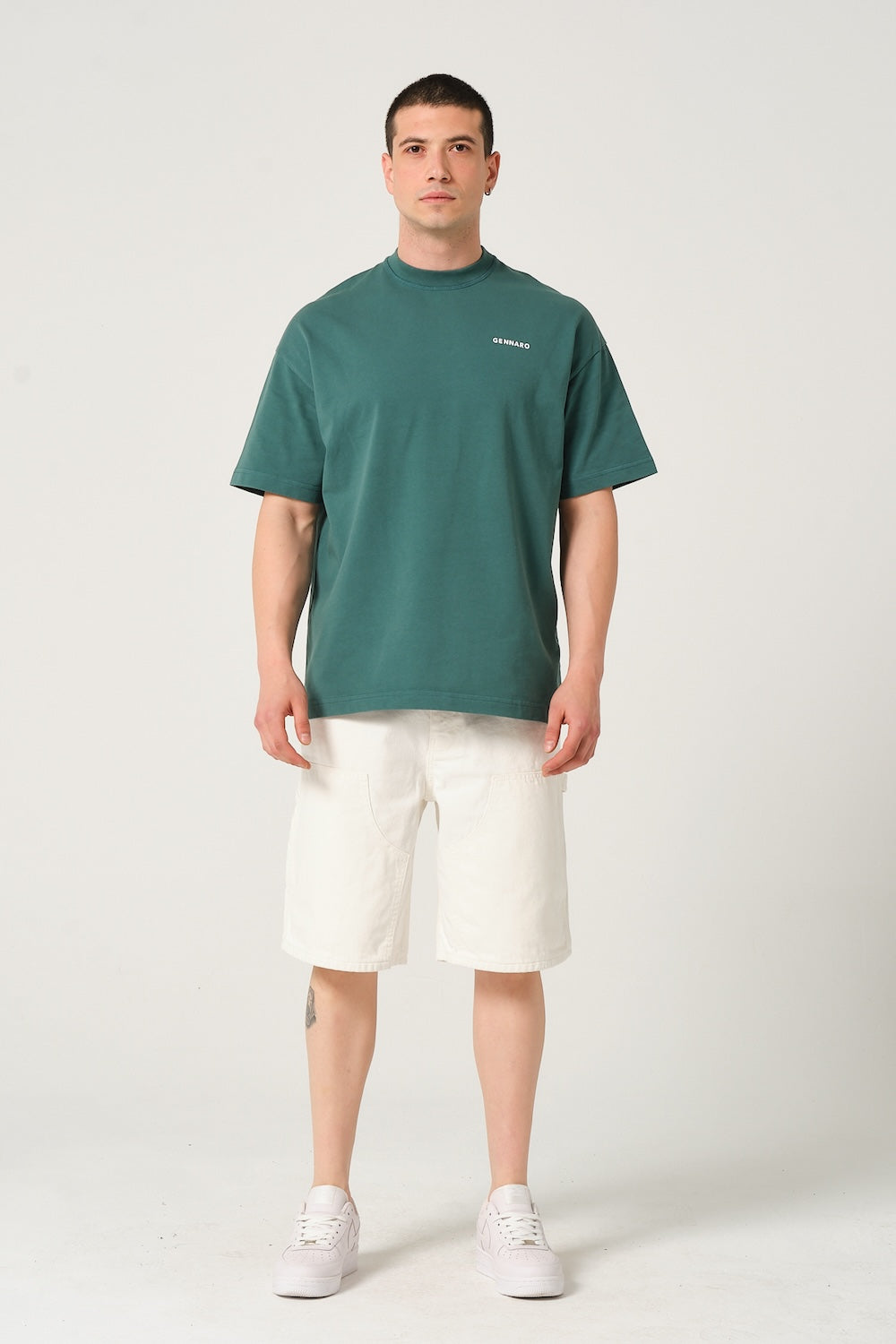 Gennaro-Carpeneter Shorts - Beyaz-Şort-3-Milagron.com