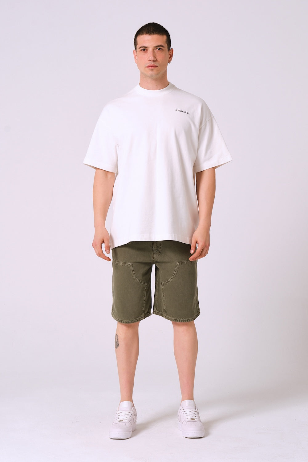 Gennaro-Carpenter Shorts - Haki-Şort-3-Milagron.com