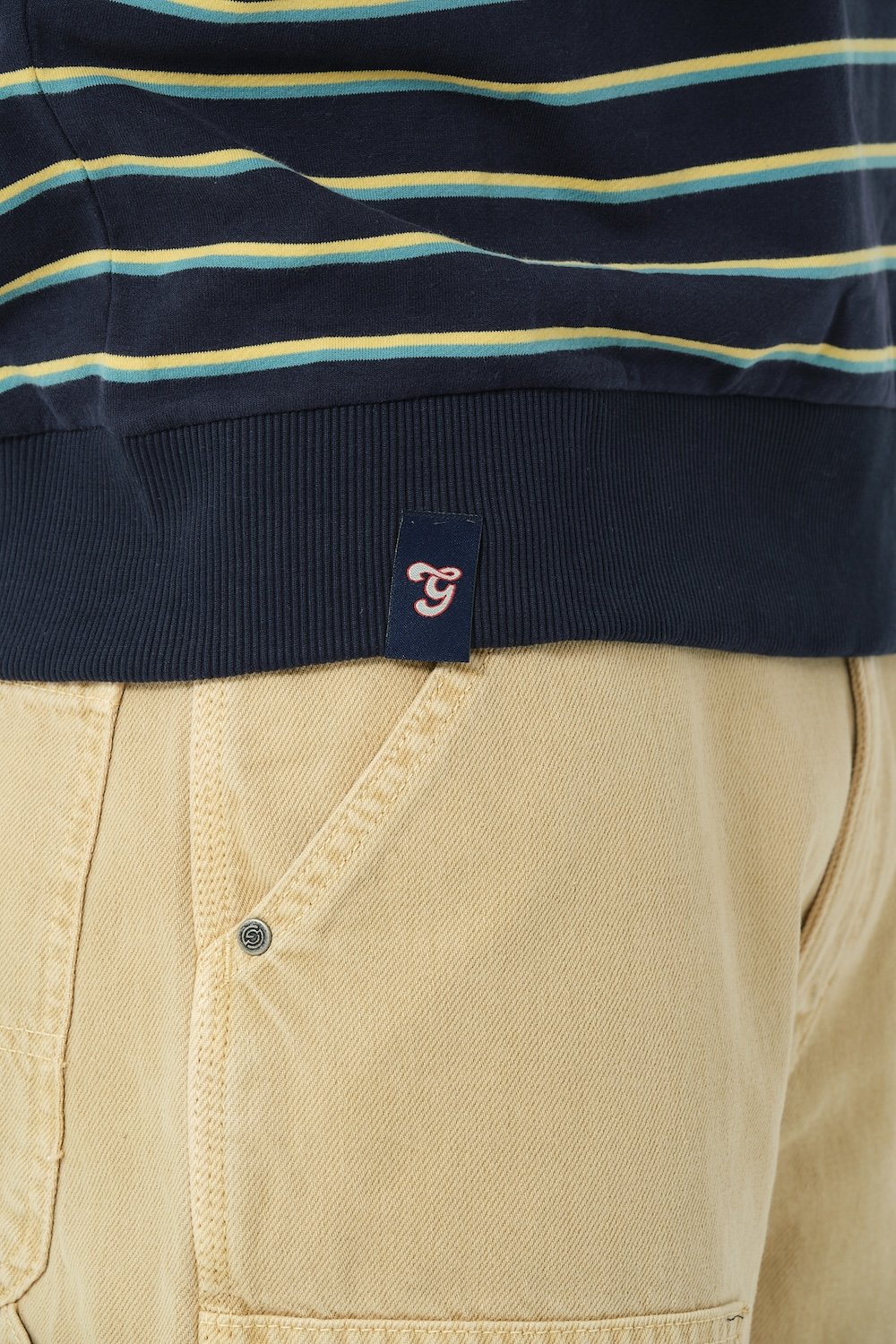 Gennaro-Çizgili Crewneck Sweatshirt-Sweatshirts & Hoodies-5-Milagron.com