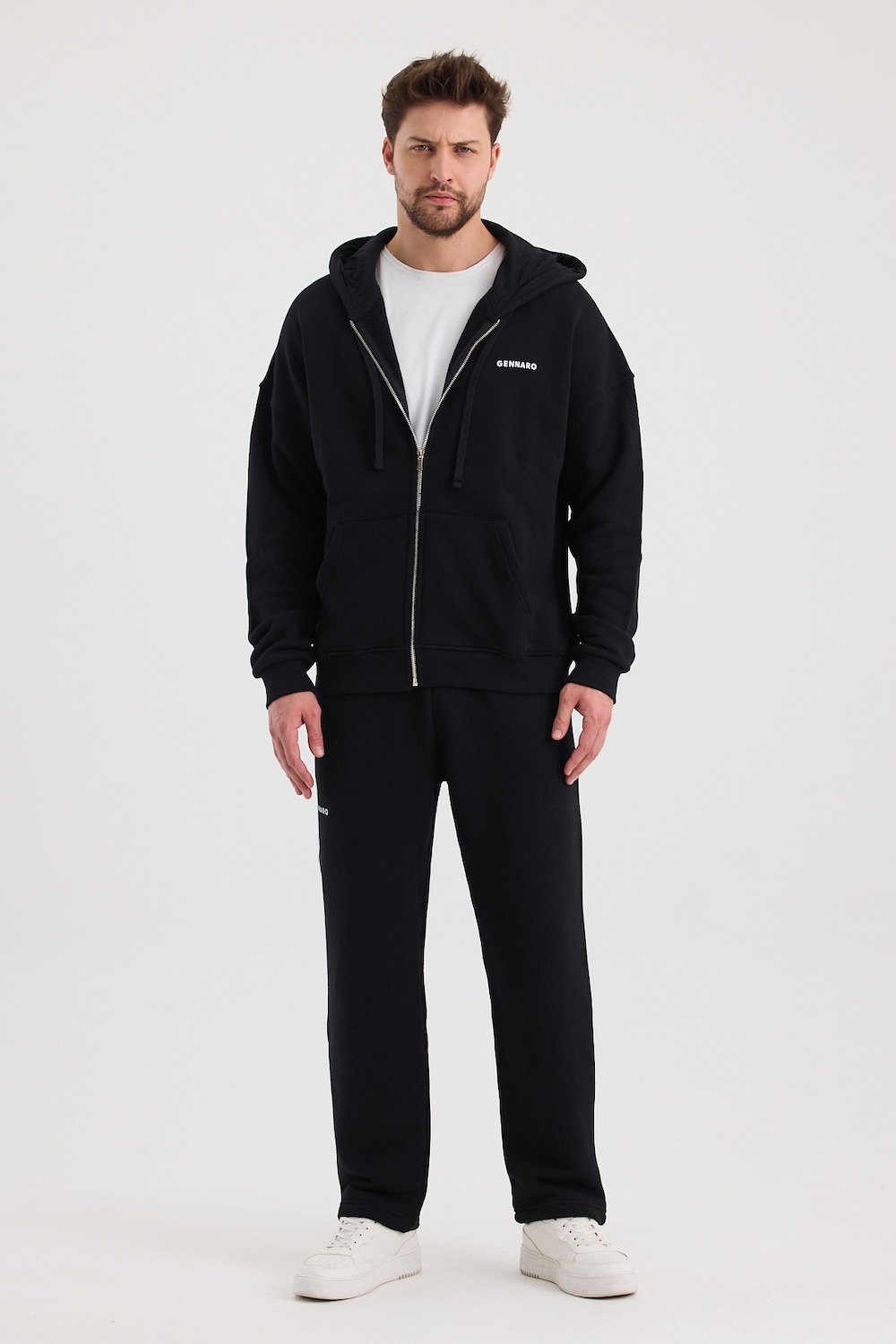 Gennaro-Düz Paça Oversize Jogger-Eşofman-1-Milagron.com