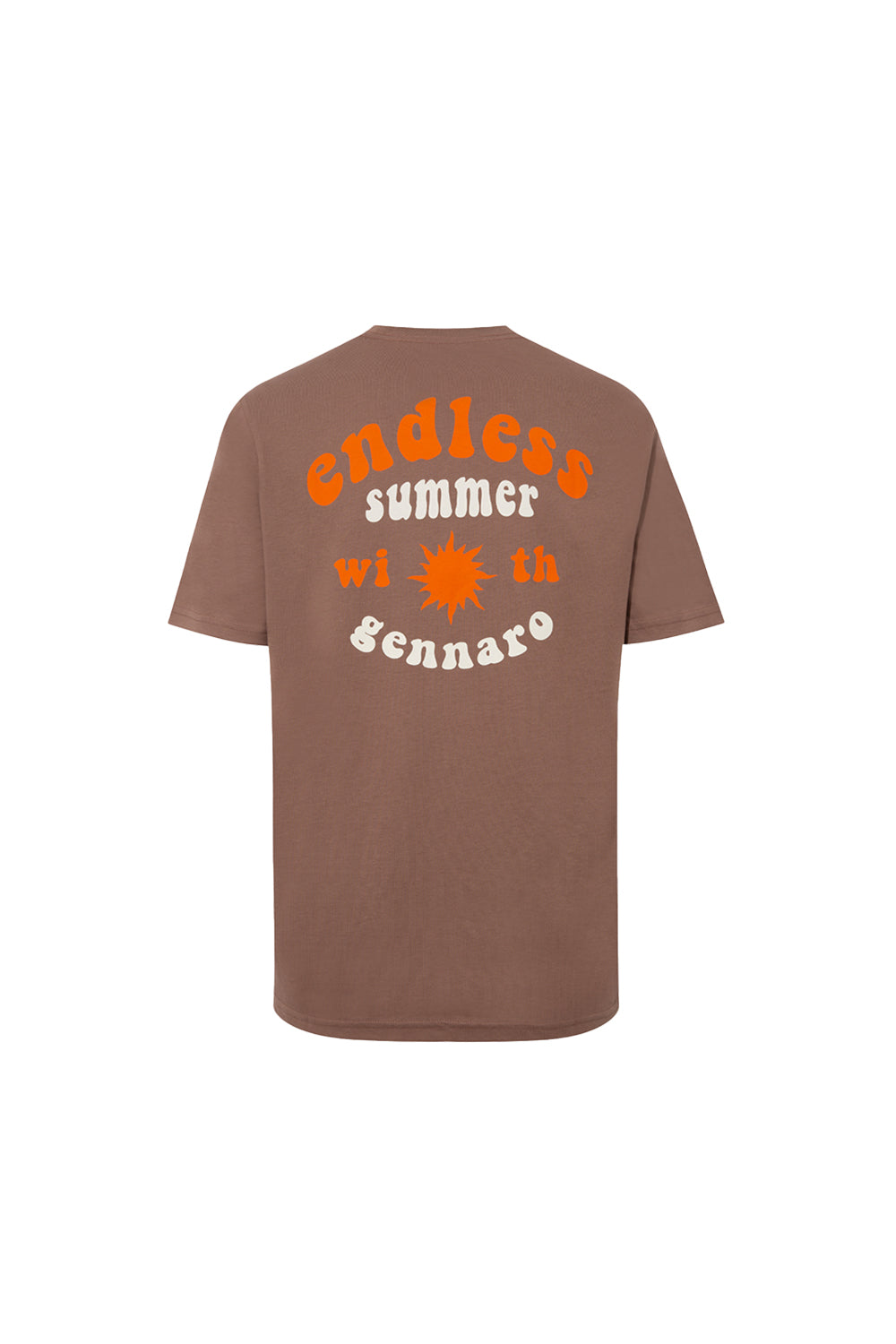 Gennaro-Endless Summer T-shirt - Kahve-T-Shirts-1-Milagron.com