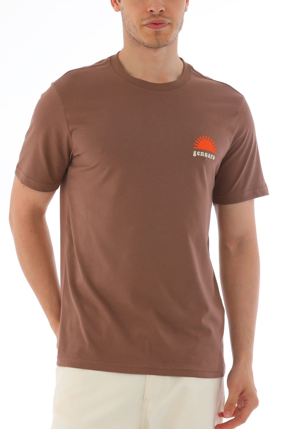 Gennaro-Endless Summer T-shirt - Kahve-T-Shirts-4-Milagron.com