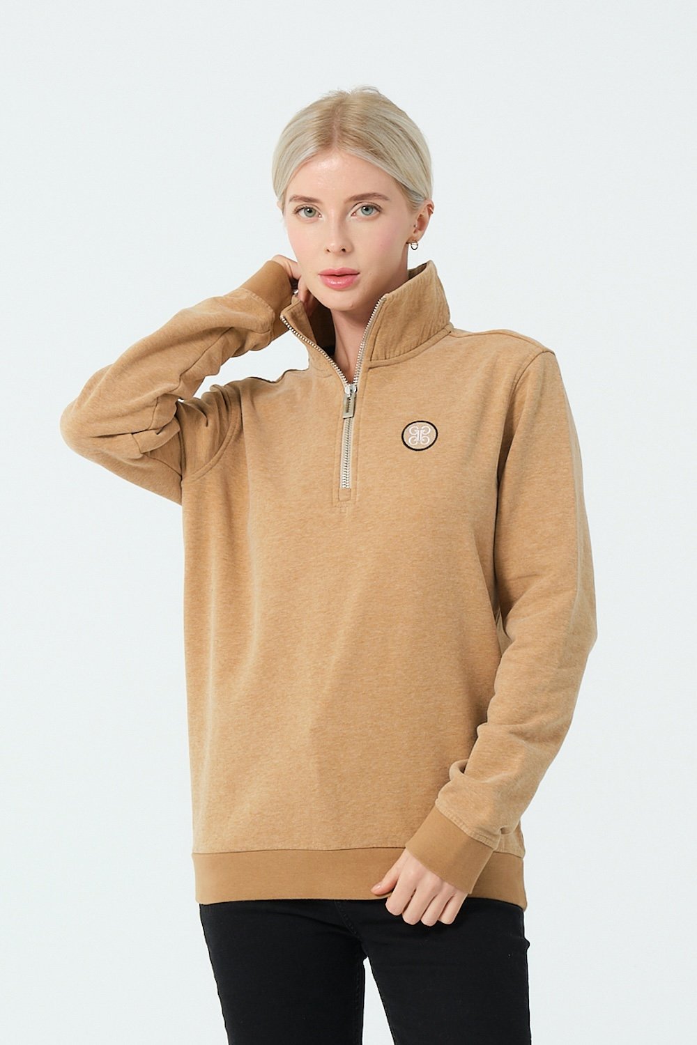 Gennaro-Half Zip Sweatshirt-Sweatshirts & Hoodies-3-Milagron.com