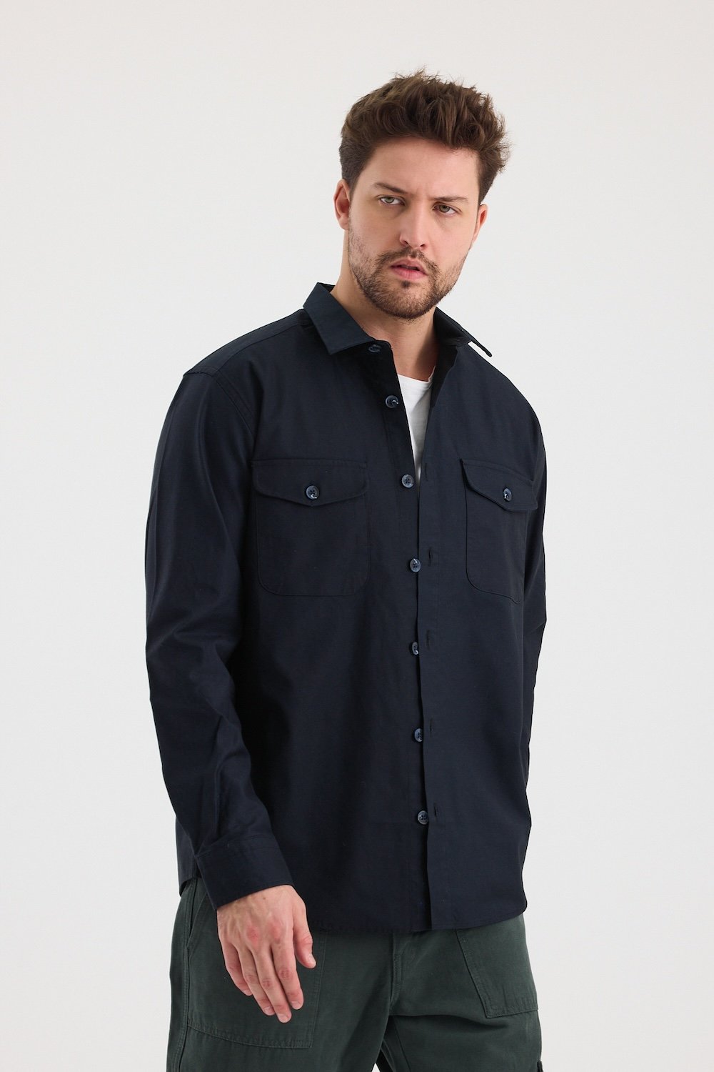 Gennaro-Kanvas Gömlek-Gömlek-1-Milagron.com