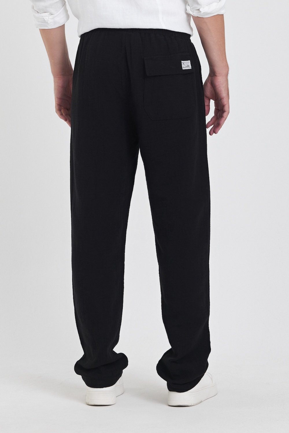 Gennaro-Müslin Pantolon-Keten Pantolon-3-Milagron.com