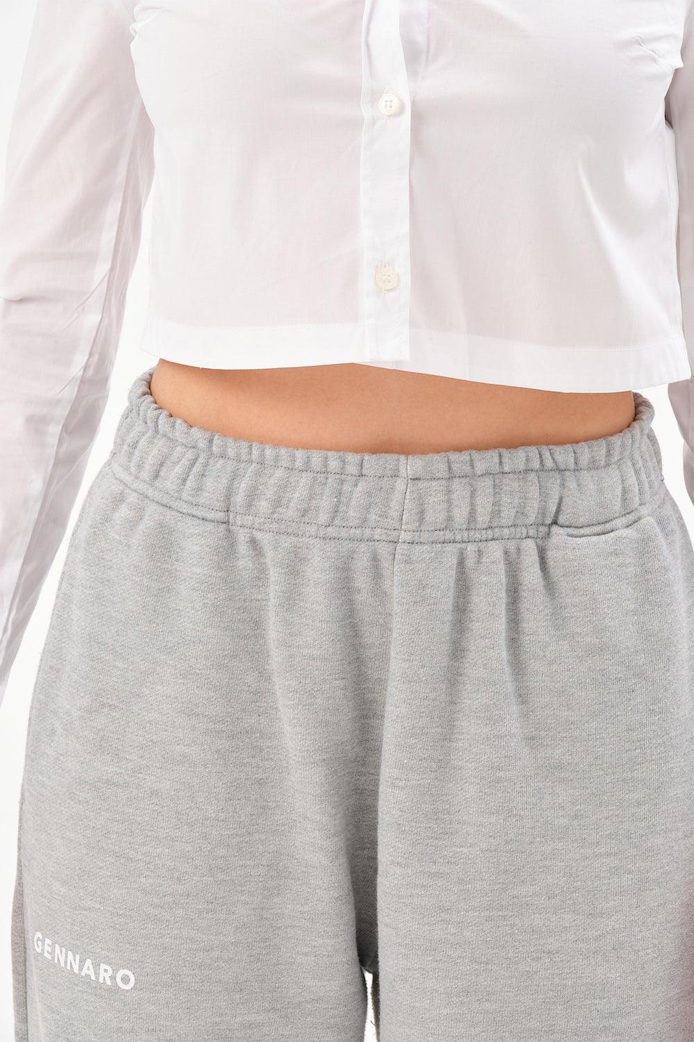 Gennaro-Oversize Jogger - Gri-Eşofman-2-Milagron.com