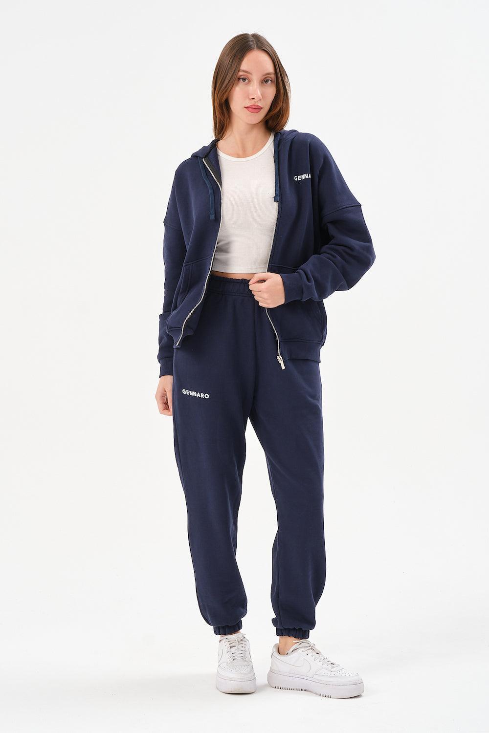 Gennaro-Oversize Jogger - Lacivert-Eşofman-1-Milagron.com