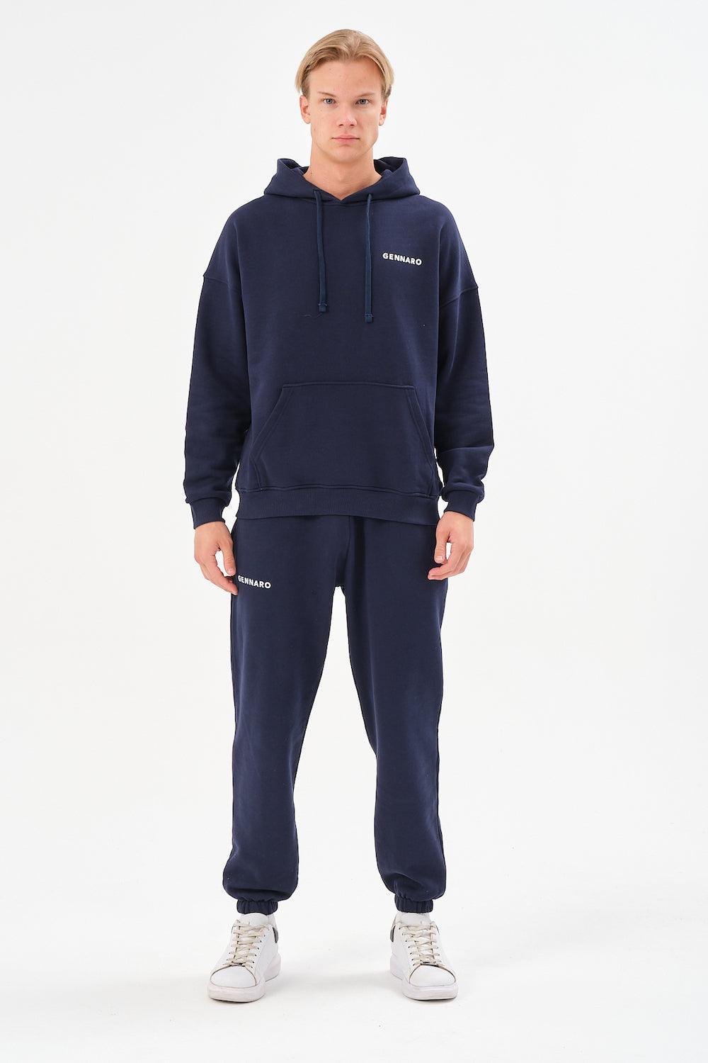 Gennaro-Oversize Jogger - Lacivert-Eşofman-1-Milagron.com