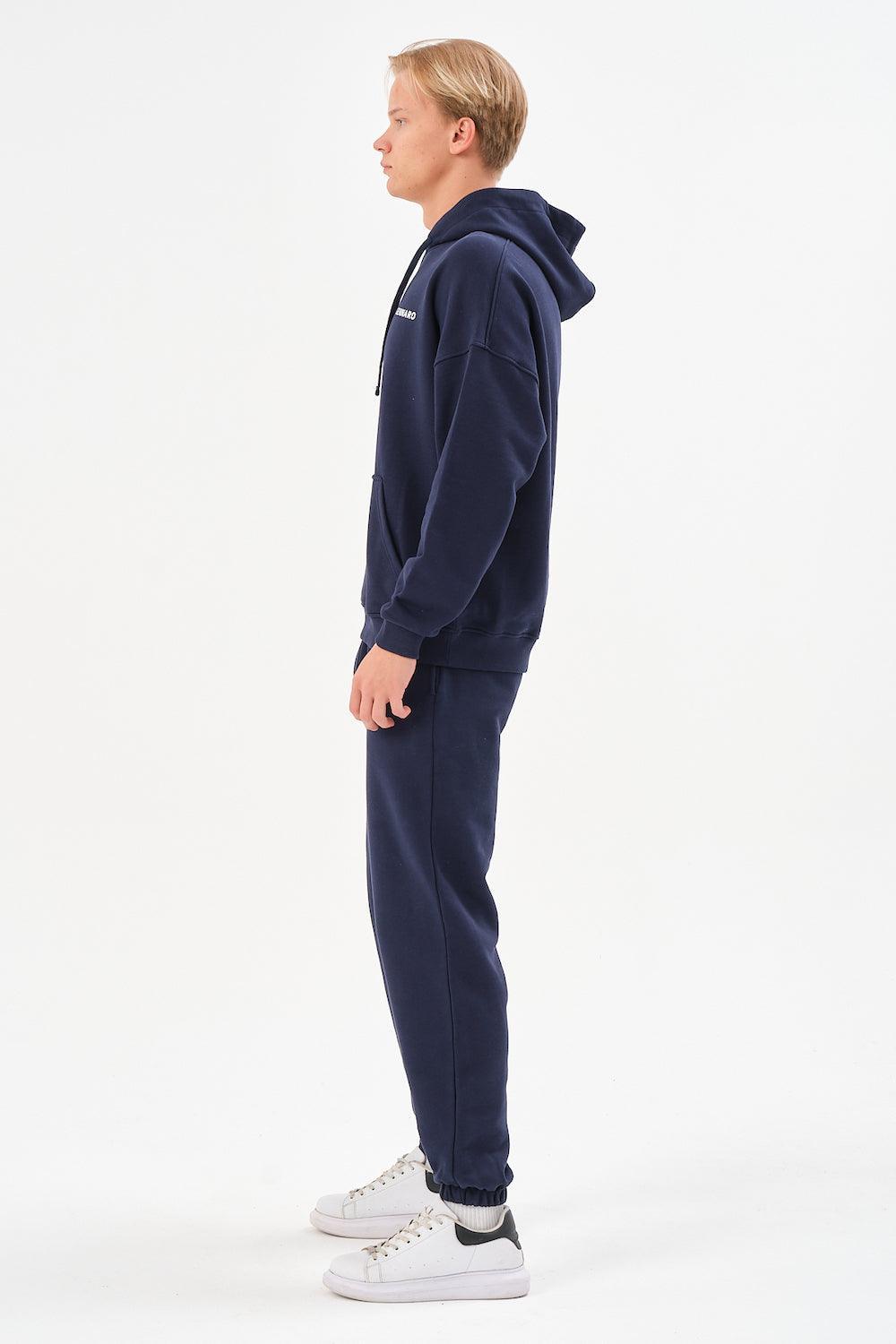 Gennaro-Oversize Jogger - Lacivert-Eşofman-2-Milagron.com