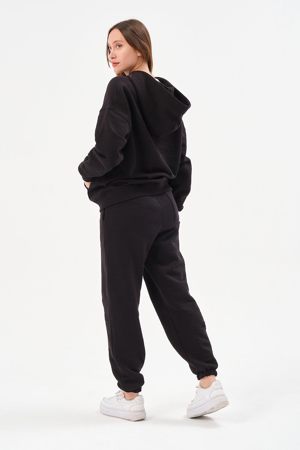Gennaro-Oversize Jogger - Siyah-Eşofman-4-Milagron.com