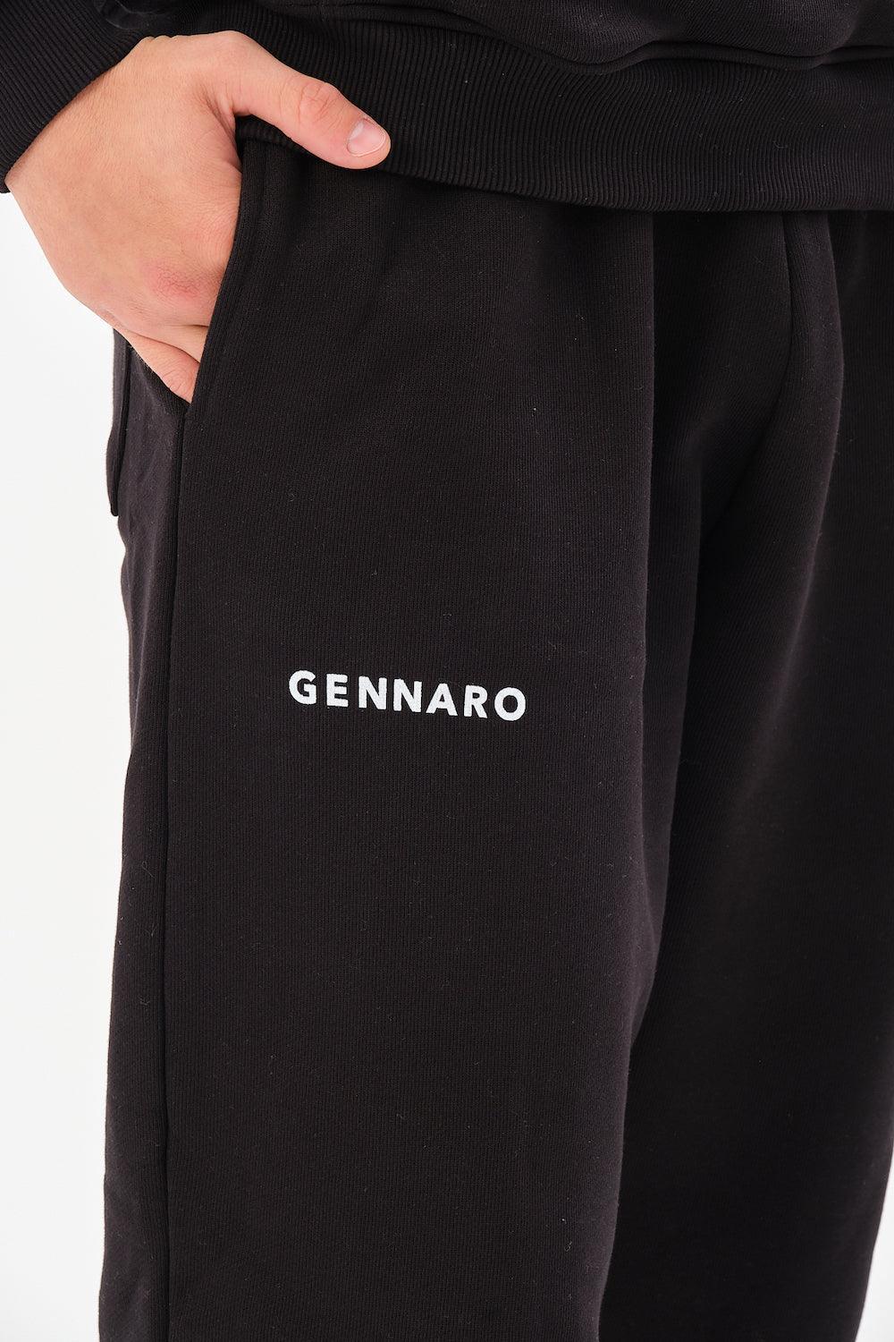 Gennaro-Oversize Jogger - Siyah-Eşofman-5-Milagron.com