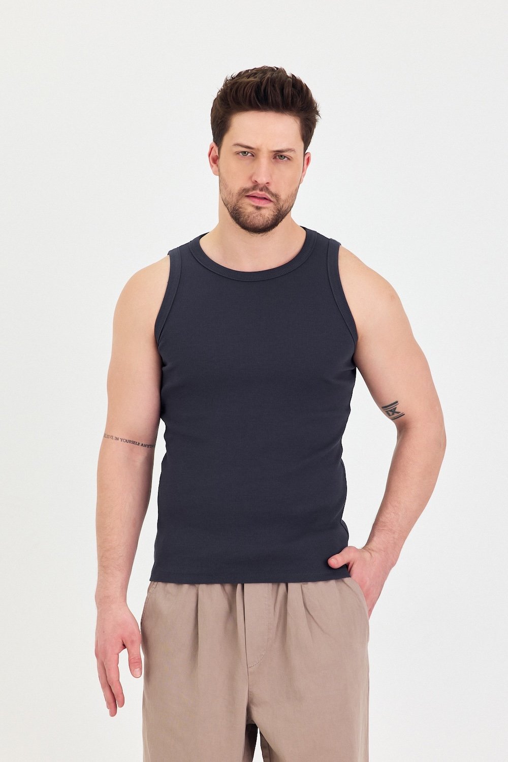 Gennaro-Ribbed Tank Top Atlet-Atlet-1-Milagron.com