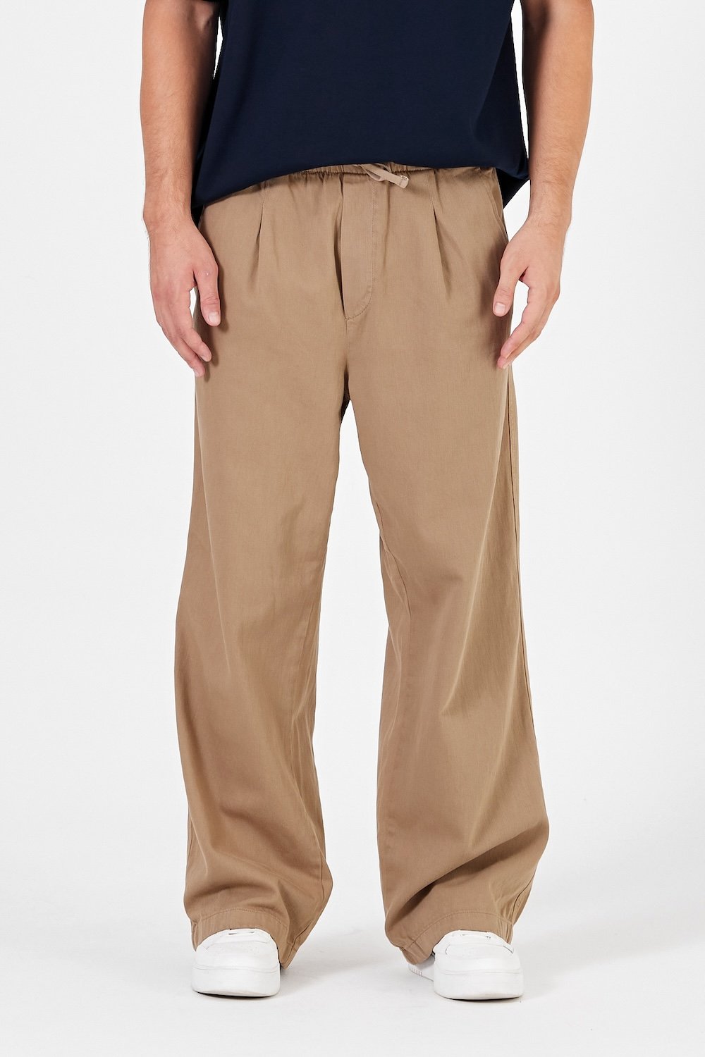 Gennaro-Wide Leg Baggy Pantolon-Pantolon-2-Milagron.com