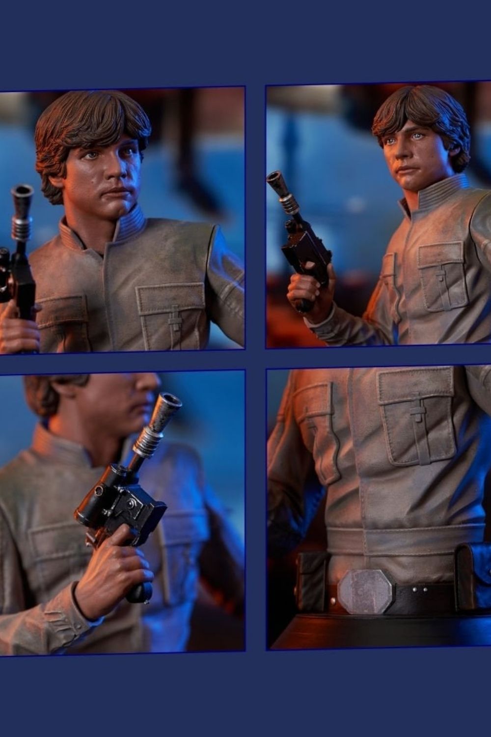 Gentle Giant Ltd.-Star Wars: The Empire Strikes Back - Luke Skywalker - Bespin 1/6 Scale Limited Edition Mini Büst-Büst-7-Milagron.com