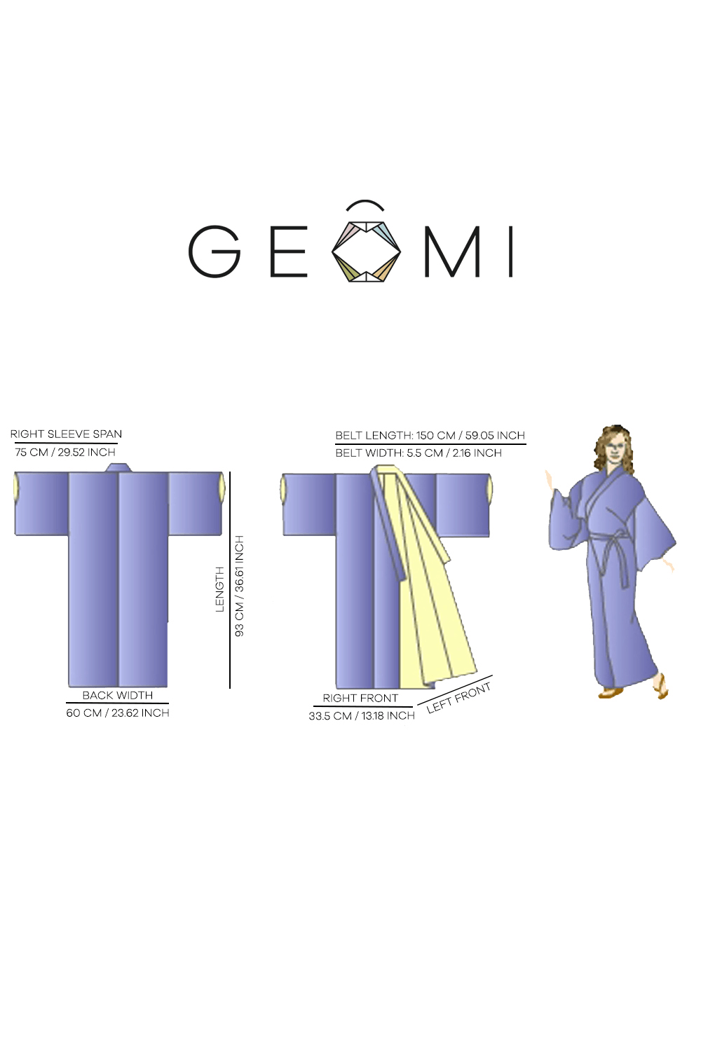 Geomi-Floral Kimono - Ekru-Kimono-7-Milagron.com