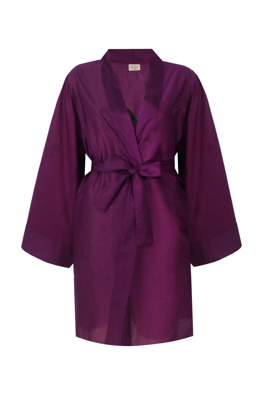 Geomi-Floral Kimono - Fuşya-Kimono-1-Milagron.com