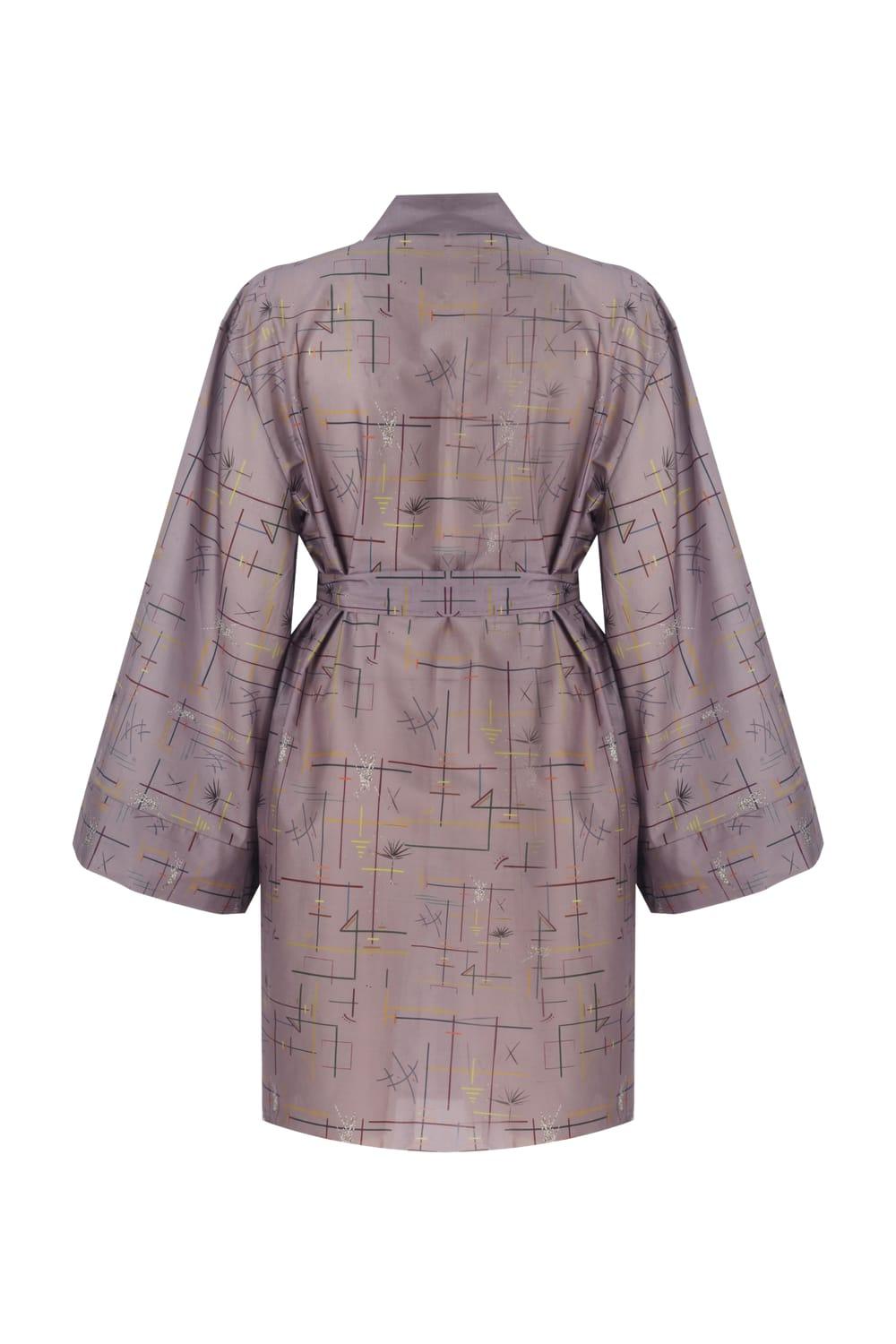 Geomi-Japan Dreaming Kimono - Gül Kurusu-Kimono-5-Milagron.com