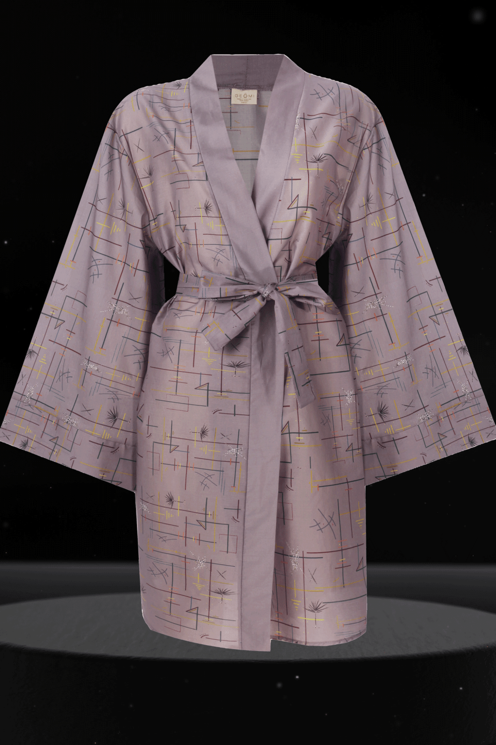 Geomi-Japan Dreaming Kimono - Lila-Kimono-3-Milagron.com