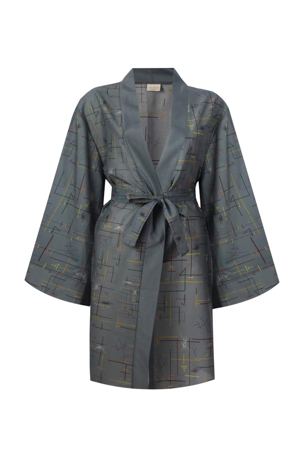 Geomi-Japan Dreaming Kimono - Su Yesili-Kimono-4-Milagron.com