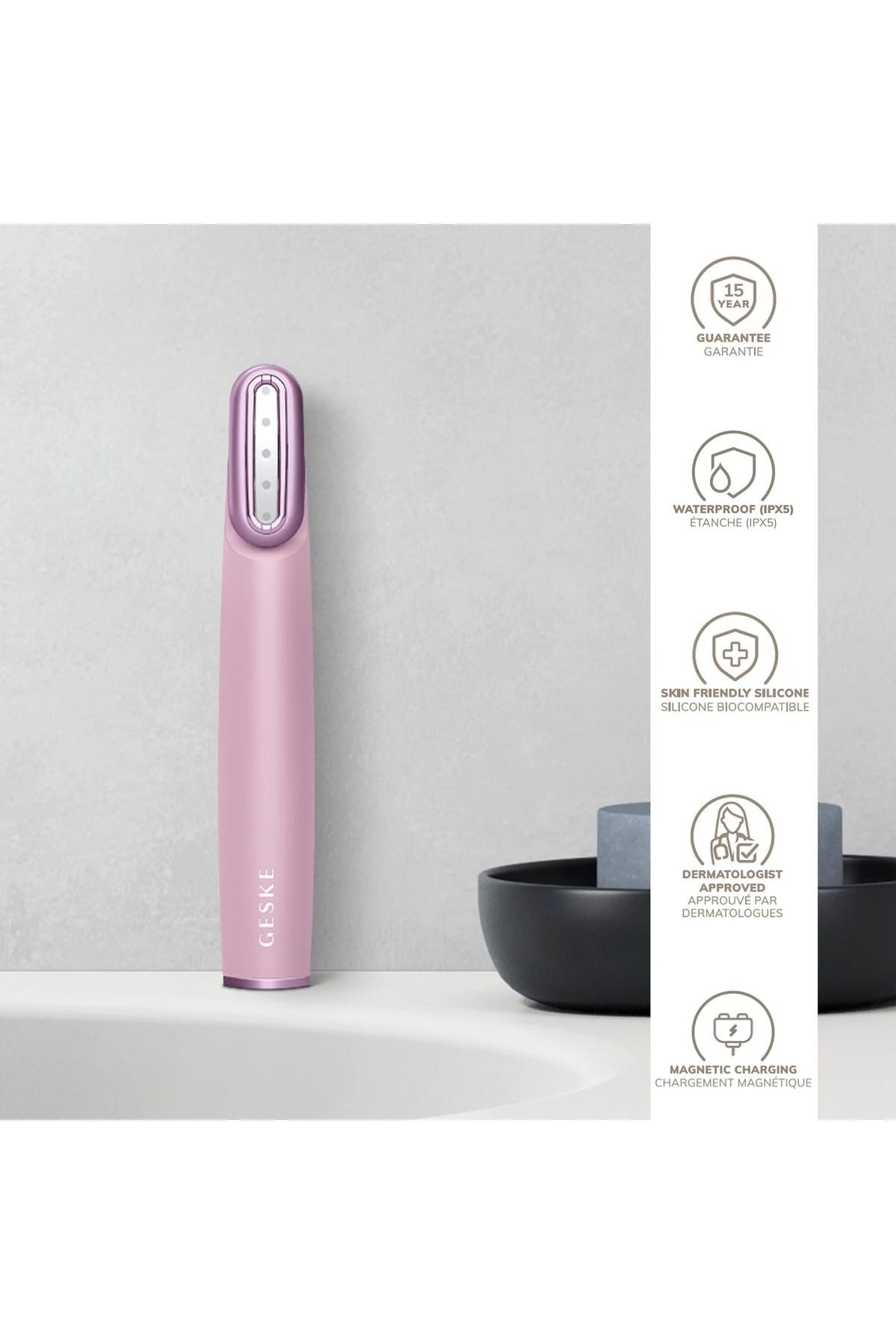 Geske-Döner Başlıklı Cilt Sıkılaştırıcı Değnek | Rotatable Head Skin Firming Wand-Cilt Bakım Aletleri-3-Milagron.com