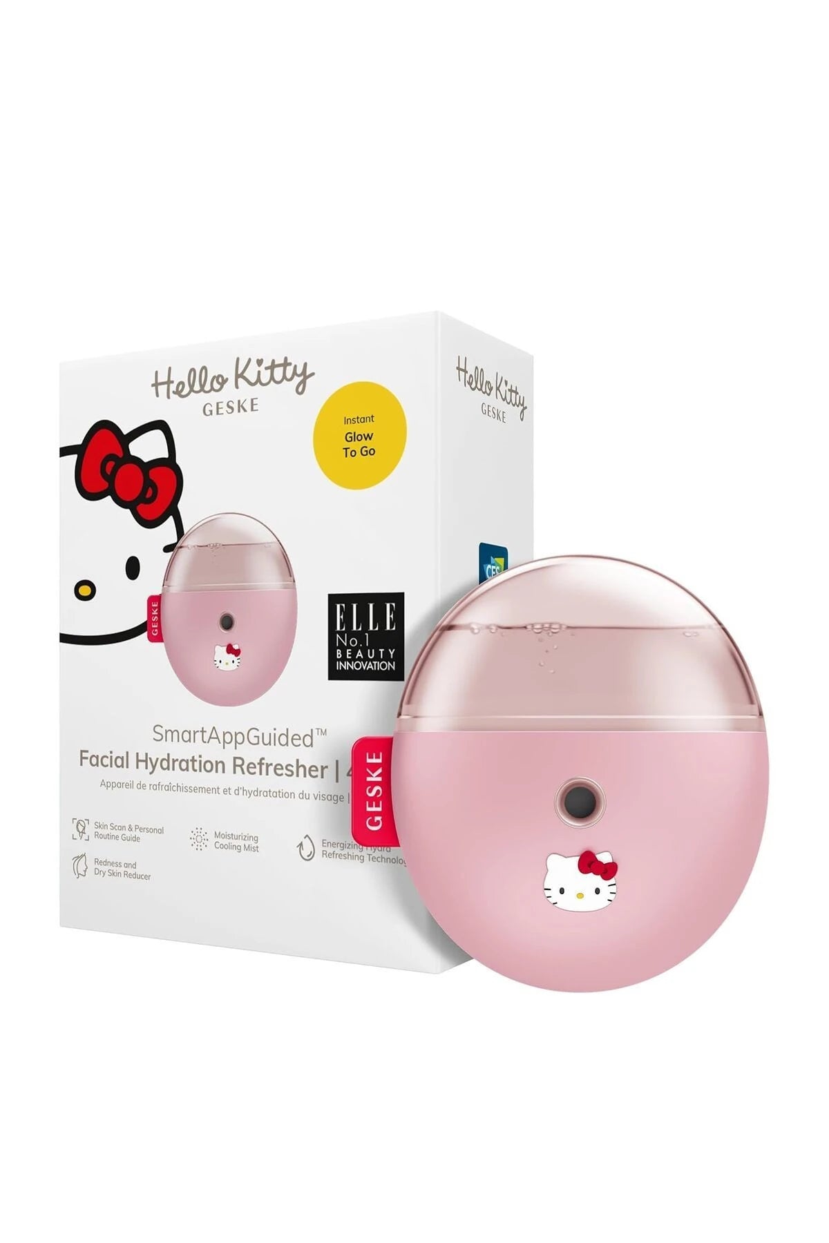 Geske-Hello Kitty Buharlı Cilt Nemlendirici Ve Yenileyici Yüz Bakım Cihazı | Facial Hydration Refresher-Cilt Bakım Aletleri-1-Milagron.com