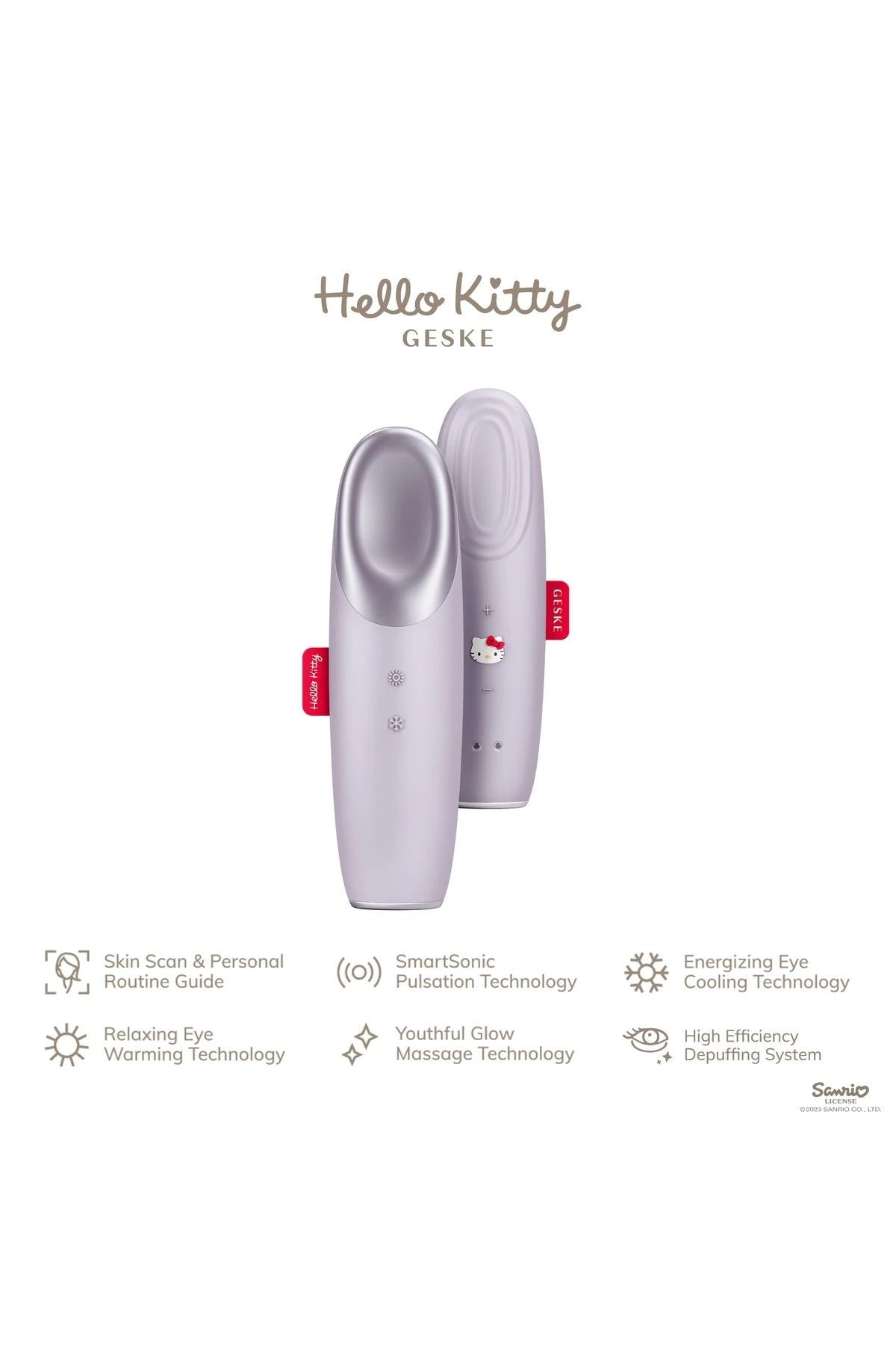 Geske-Hello Kitty Soğutma Ve Isıtma Sağlayan Akıllı Göz Çevresi Masaj Cihazı | Warm & Cool Eye Energizer-Cilt Bakım Aletleri-2-Milagron.com