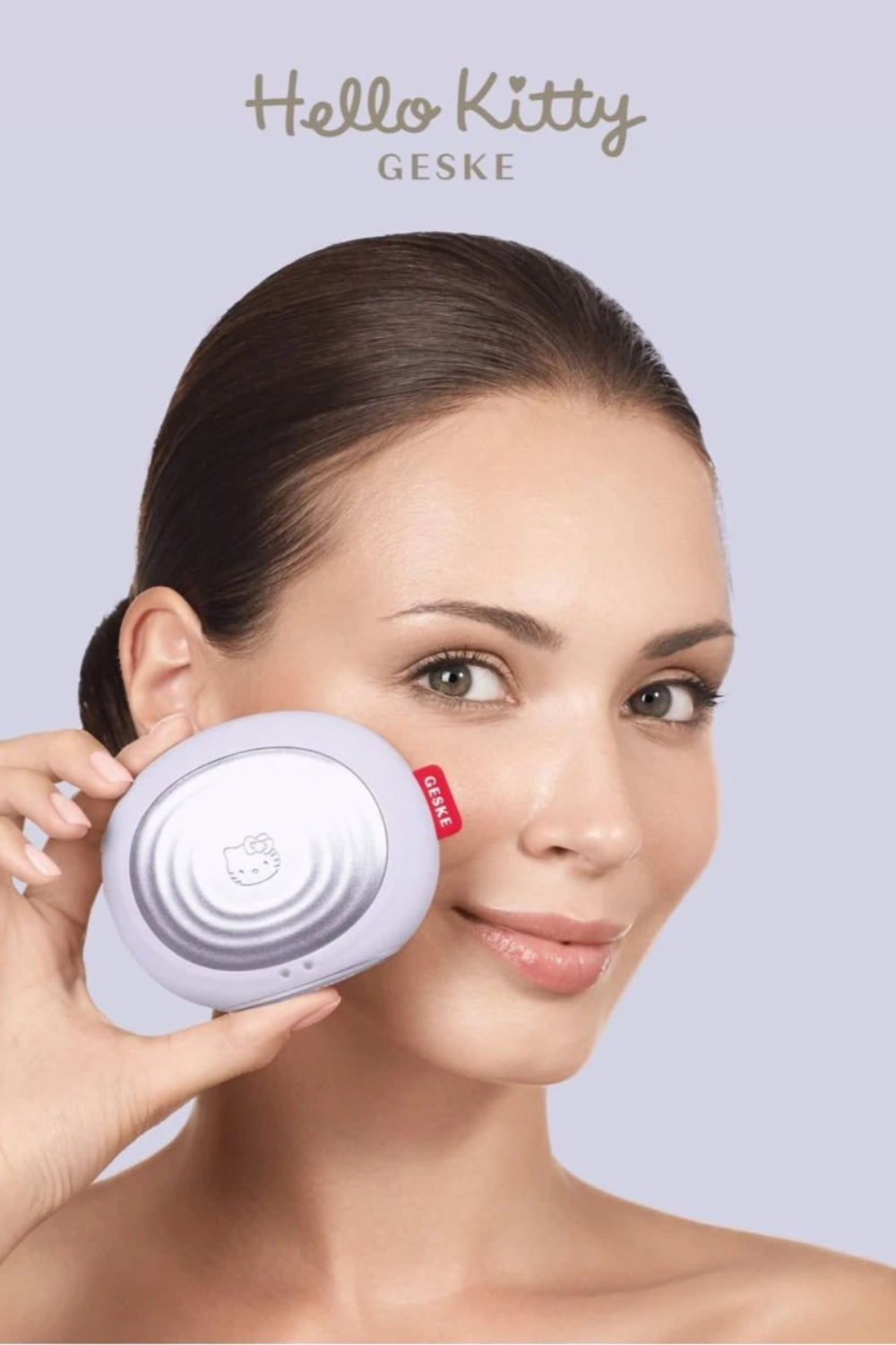 Geske-Hello Kitty Titreşimli Yüz Temizleme Ve Isılı Masaj Cihazı | Sonic Thermo Facial Brush-Cilt Bakım Aletleri-11-Milagron.com