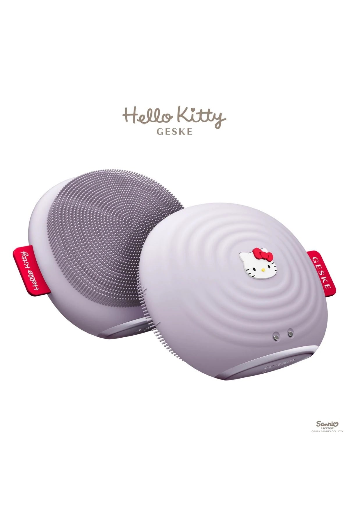 Geske-Hello Kitty Titreşimli Yüz Temizleme Ve Isılı Masaj Cihazı| Sonic Thermo Facial Brush-Cilt Bakım Aletleri-6-Milagron.com