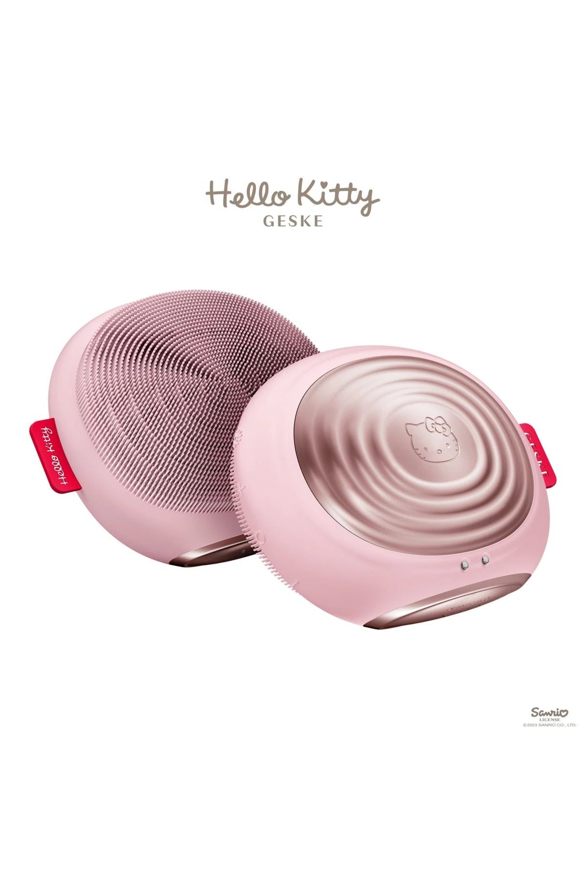 Geske-Hello Kitty Titreşimli Yüz Temizleme Ve Isılı Masaj Cihazı | Sonic Thermo Facial Brush-Cilt Bakım Aletleri-6-Milagron.com