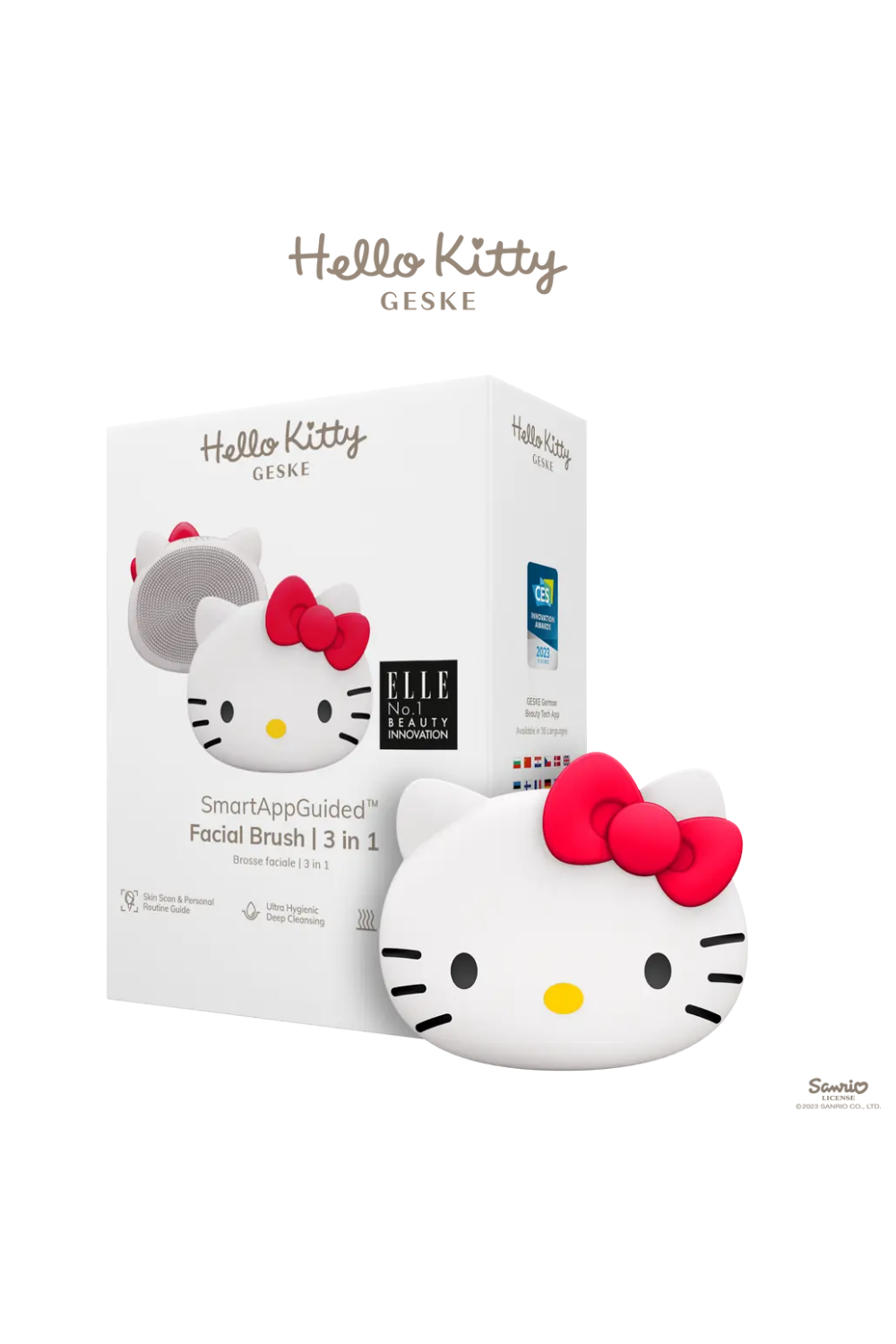 Geske-Hello Kitty Yüz Temizleme Fırçası | Facial Brush-Cilt Bakım Aletleri-1-Milagron.com