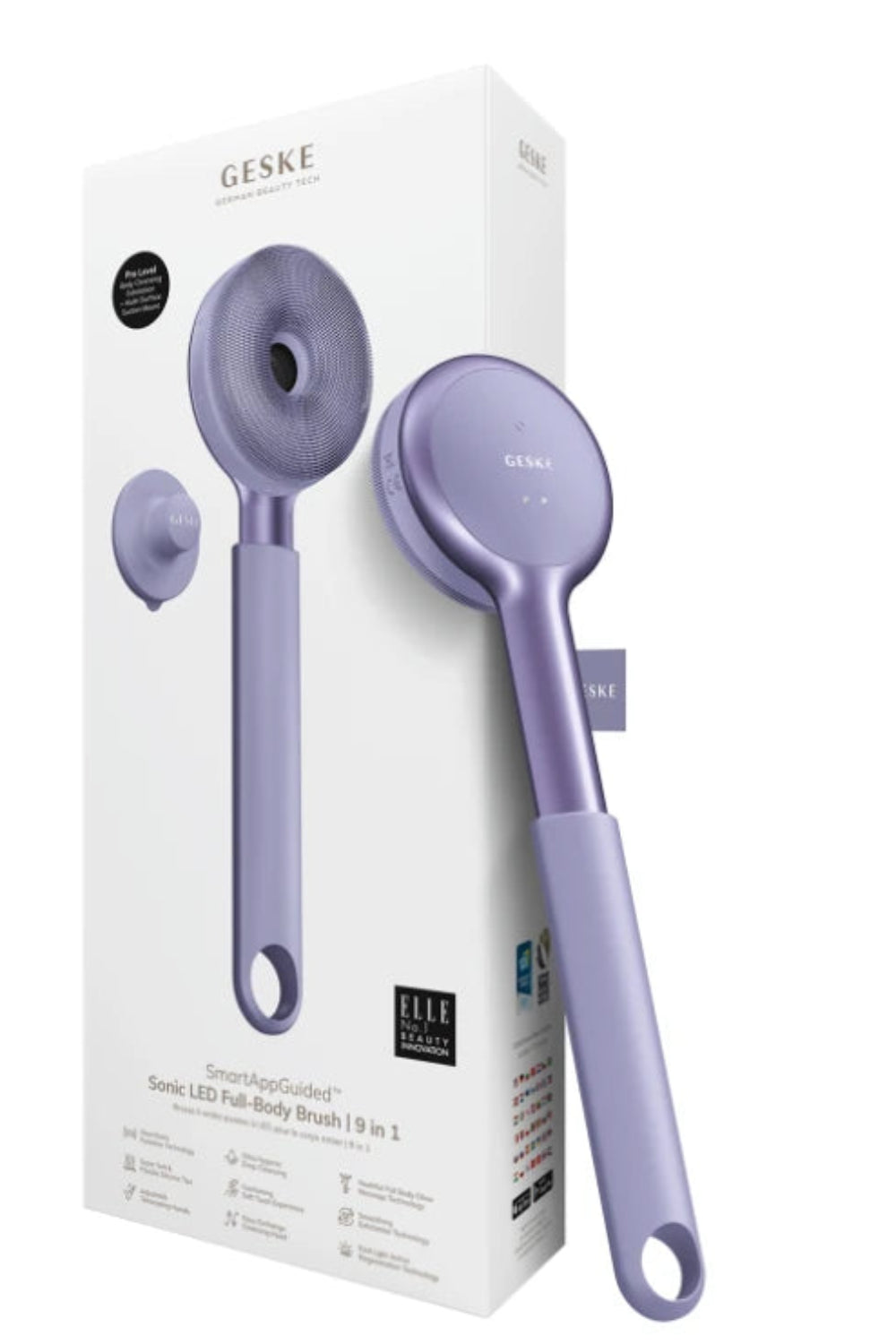 Geske-Led Terapili Vücut Temizleme Ve Cilt Bakım Cihazı | Sonic Led Full Body Brush & Intensive Exfoliator-Cilt Bakım Aletleri-8-Milagron.com