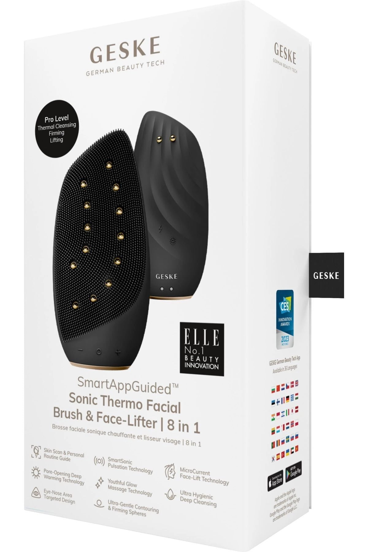 Geske-Mikro Akım Termal Yüz Temizleme Ve Cilt Sıkılaştırıcı Cihaz | Sonic Thermo Facial Brush Face Lifter-Cilt Bakım Aletleri-13-Milagron.com