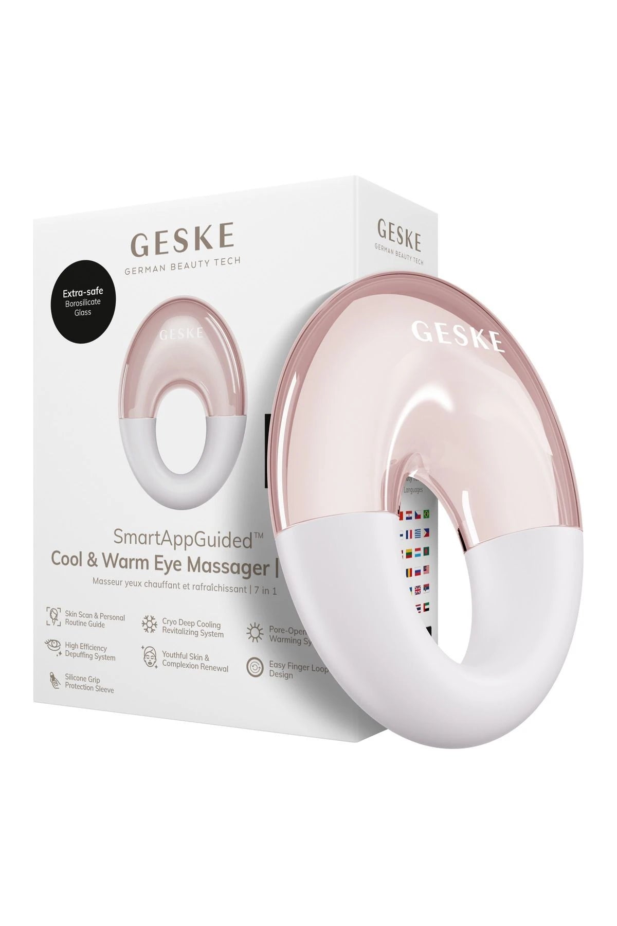 Geske-Sıcak Soğuk Göz Masaj Aleti | Cool & Warm Eye Massager-Cilt Bakım Aletleri-15-Milagron.com