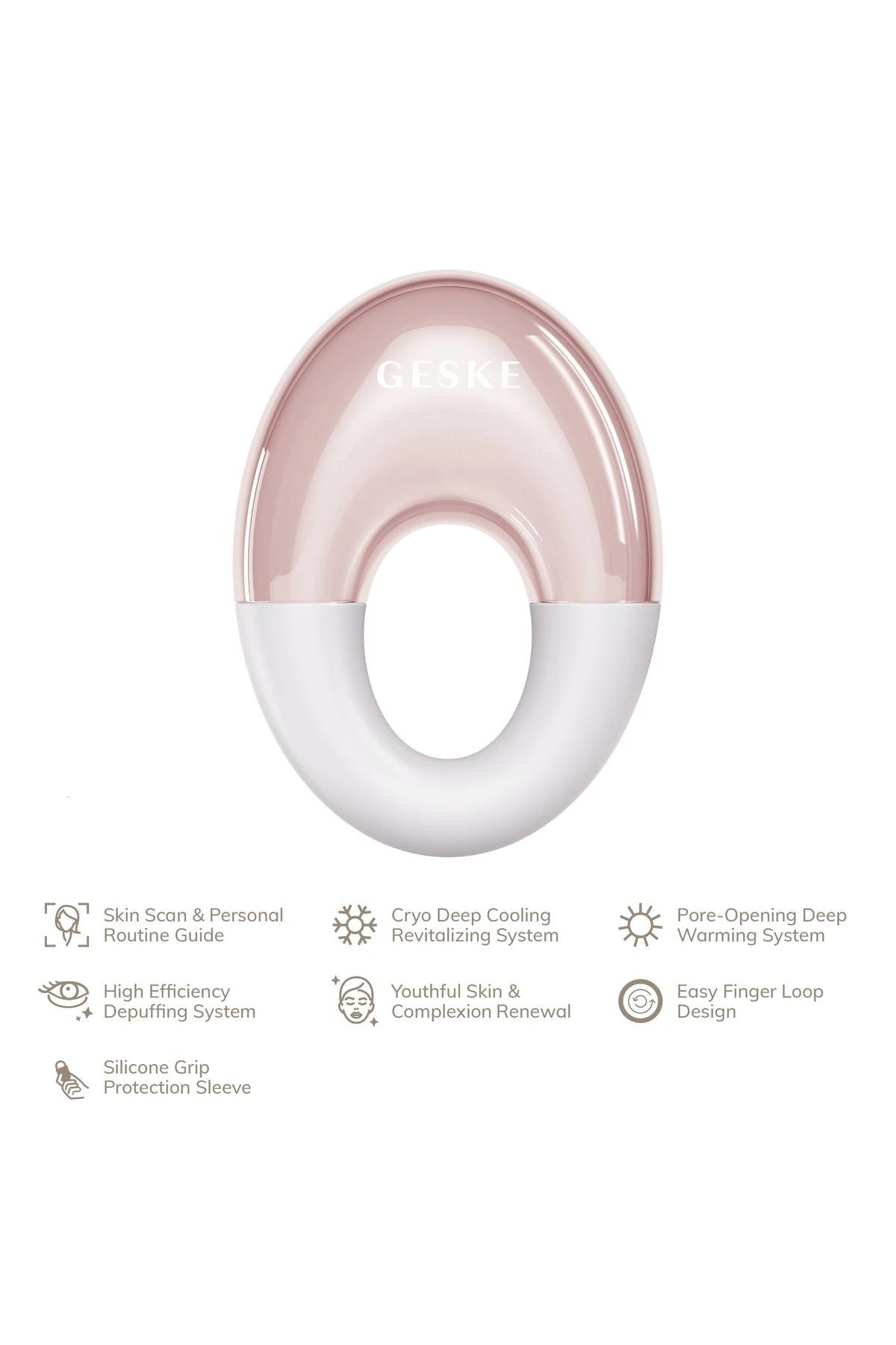 Geske-Sıcak Soğuk Göz Masaj Aleti | Cool & Warm Eye Massager-Cilt Bakım Aletleri-16-Milagron.com