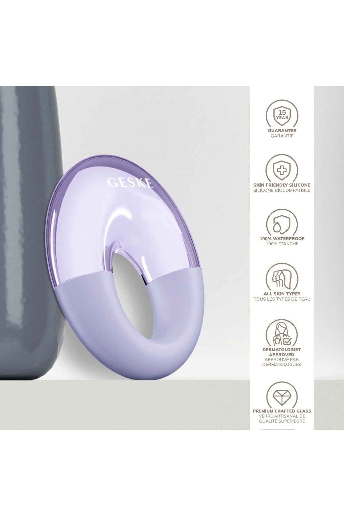 Geske-Sıcak Soğuk Göz Masaj Aleti | Cool & Warm Eye Massager-Cilt Bakım Aletleri-3-Milagron.com