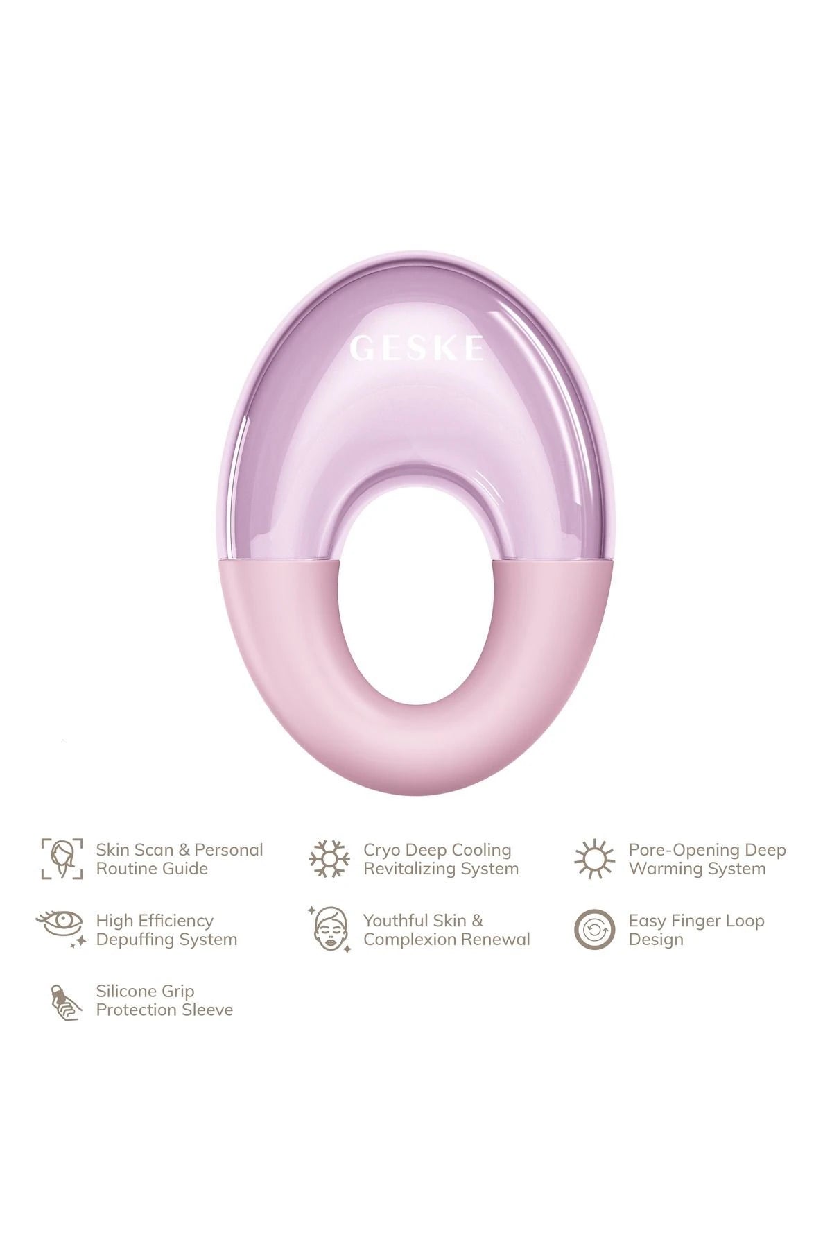 Geske-Sıcak Soğuk Göz Masaj Aleti | Cool & Warm Eye Massager-Cilt Bakım Aletleri-30-Milagron.com