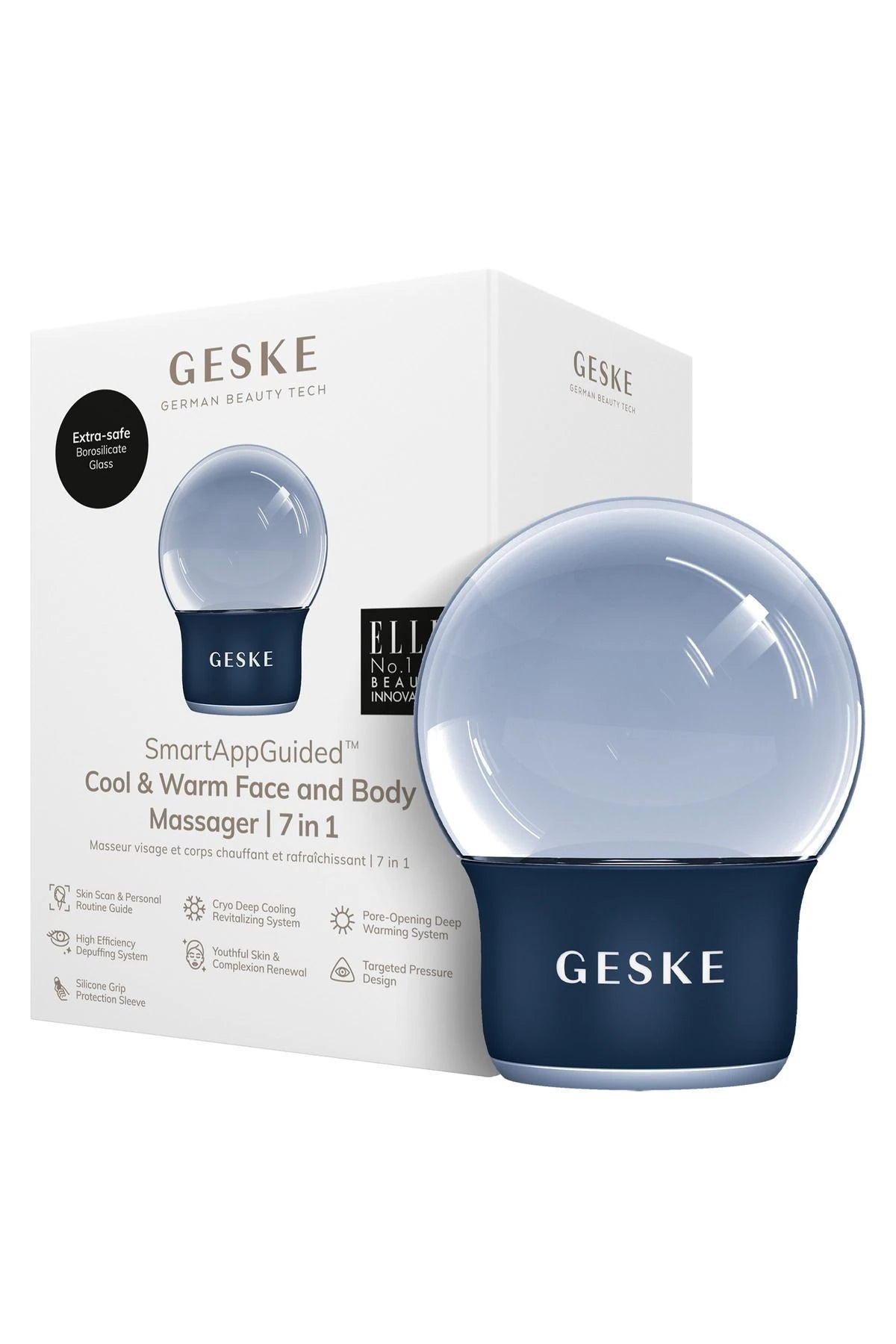 Geske-Sıcak Soğuk Yüz Ve Vücut Masaj Aleti /Cool & Warm Face And Body Massager-Cilt Bakım Aletleri-36-Milagron.com