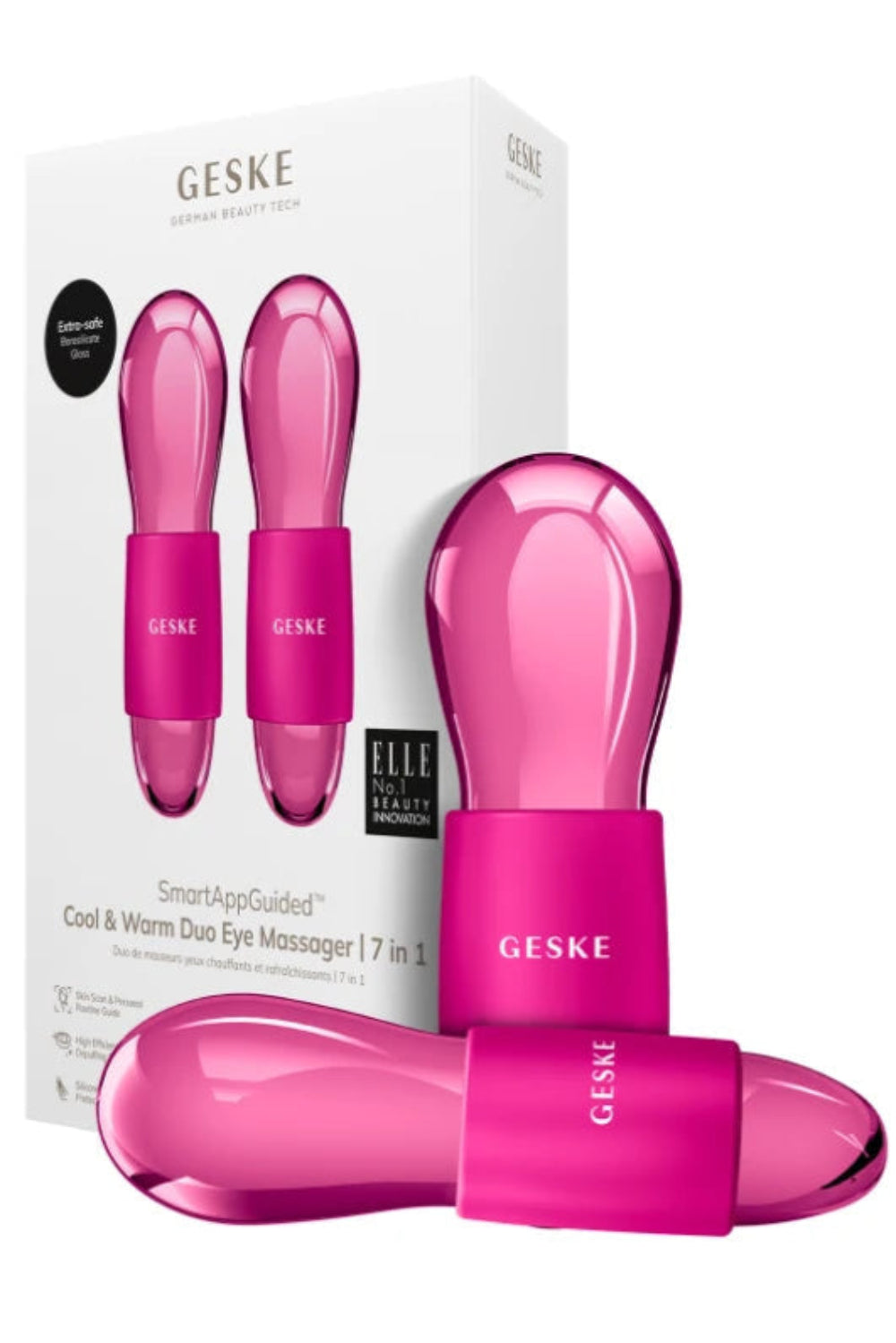 Geske-Sıcak Ve Soğuk Göz Ve Yüz Masaj Aleti | Cool & Warm Duo Eye Massager-Cilt Bakım Aletleri-1-Milagron.com