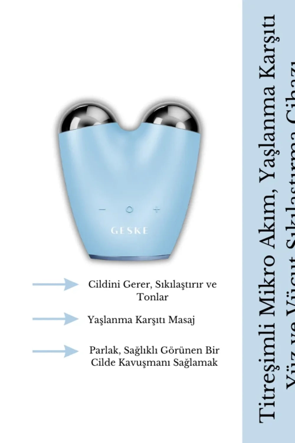 Geske-Sıkılaştırıcı , Temizleyici Ve Masaj Aletli 5'li Bakım Seti-Cilt Bakım Aletleri-7-Milagron.com