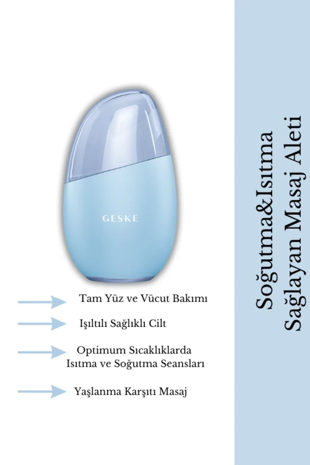 Geske-Sıkılaştırıcı , Temizleyici Ve Masaj Aletli 5'li Bakım Seti-Cilt Bakım Aletleri-9-Milagron.com