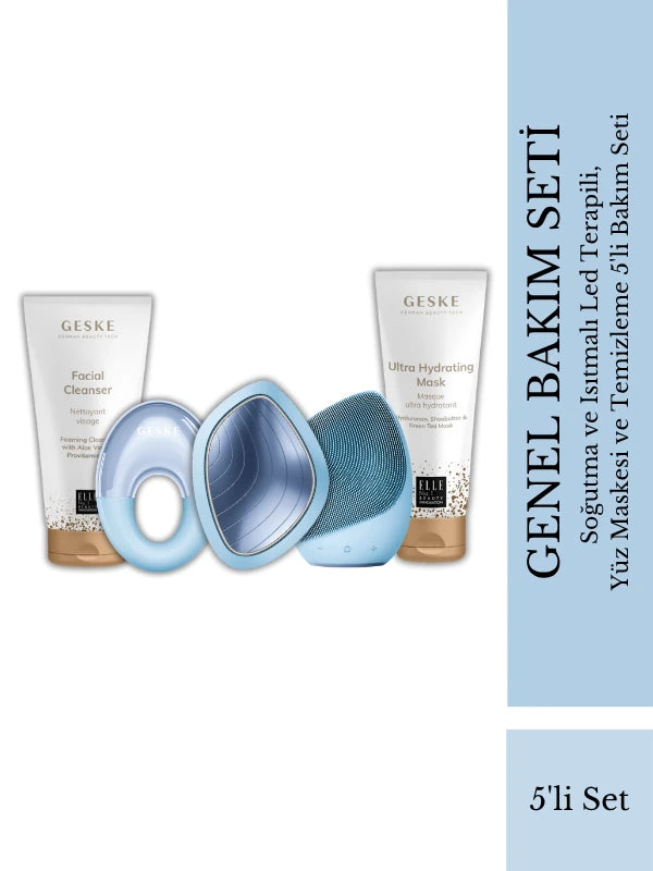 Geske-Soğutma Ve Isıtmalı Led Terapili, Yüz Maskesi Ve Temizleme 5'li Bakım Seti-Cilt Bakım Seti-16-Milagron.com