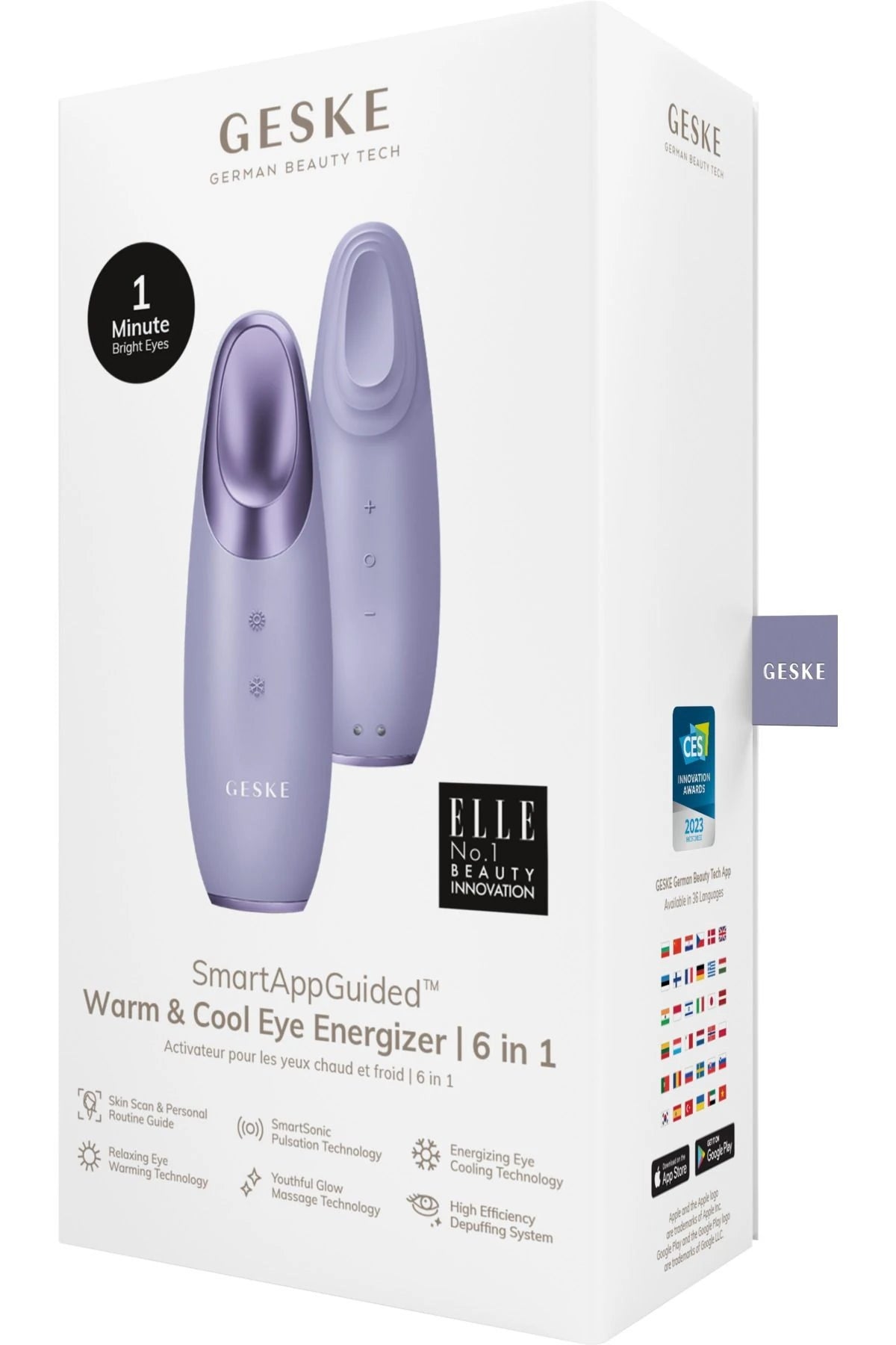 Geske-Titreşimli Soğutma Ve Isıtma Sağlayan Akıllı Göz Çevresi Masaj Cihazı | Warm & Cool Eye Energizer-Cilt Bakım Aletleri-6-Milagron.com