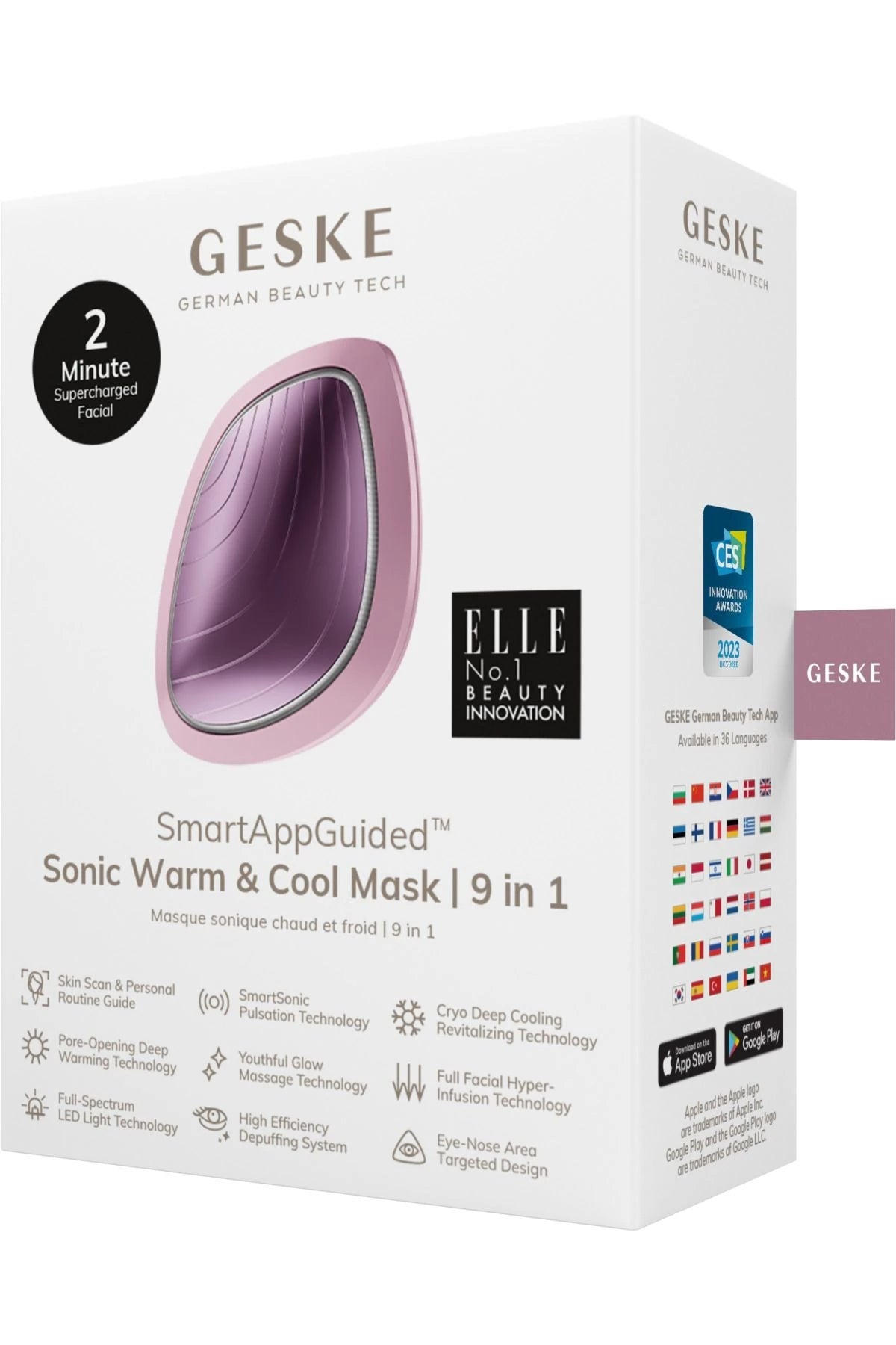 Geske-Titreşimli, Soğutma Ve Isıtmalı, Led Terapili Yüz Maskesi Bakım Cihazı | Sonic Warm & Cool Mask-Cilt Bakım Aletleri-14-Milagron.com