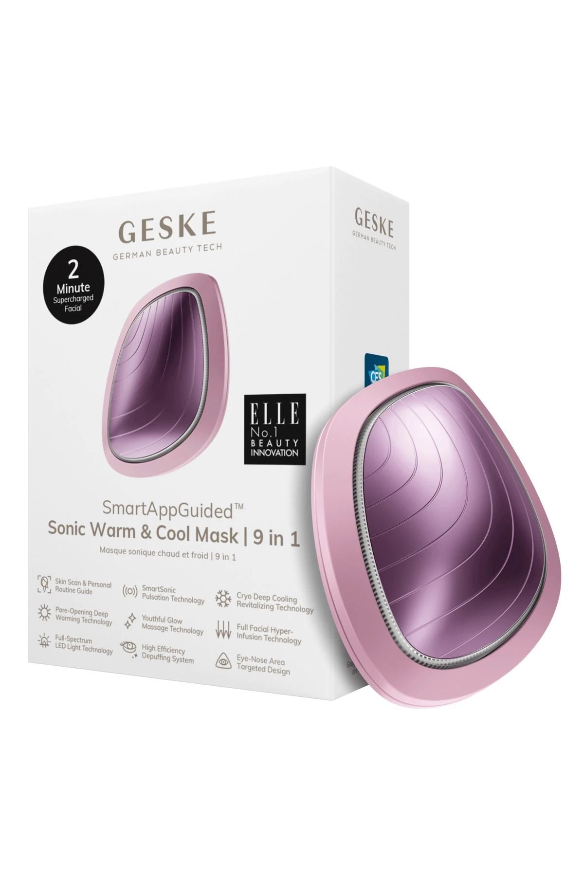 Geske-Titreşimli, Soğutma Ve Isıtmalı, Led Terapili Yüz Maskesi Bakım Cihazı | Sonic Warm & Cool Mask-Cilt Bakım Aletleri-15-Milagron.com